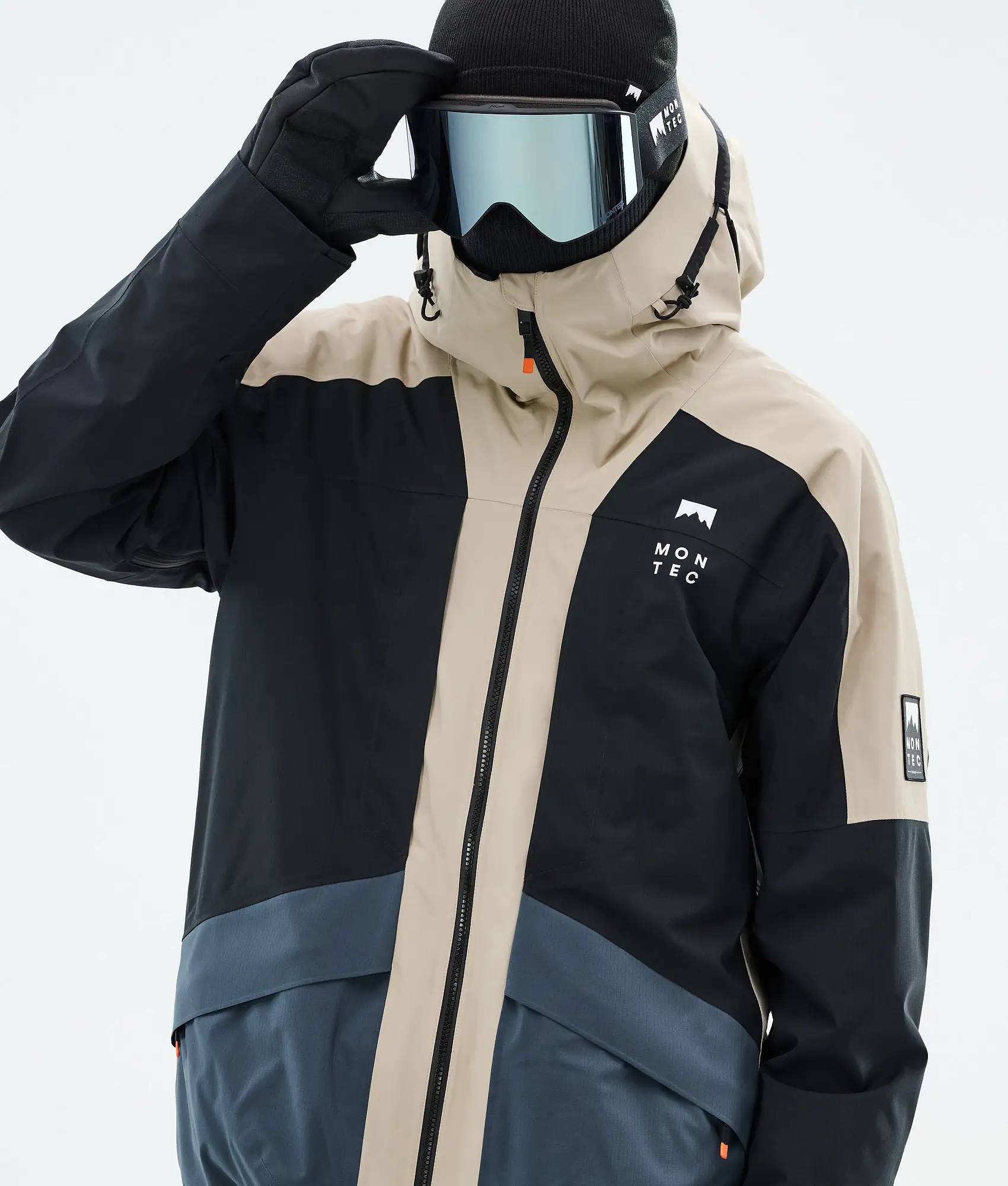 Morpheus Ski Jacket Men Sand/Black/Metal Blue