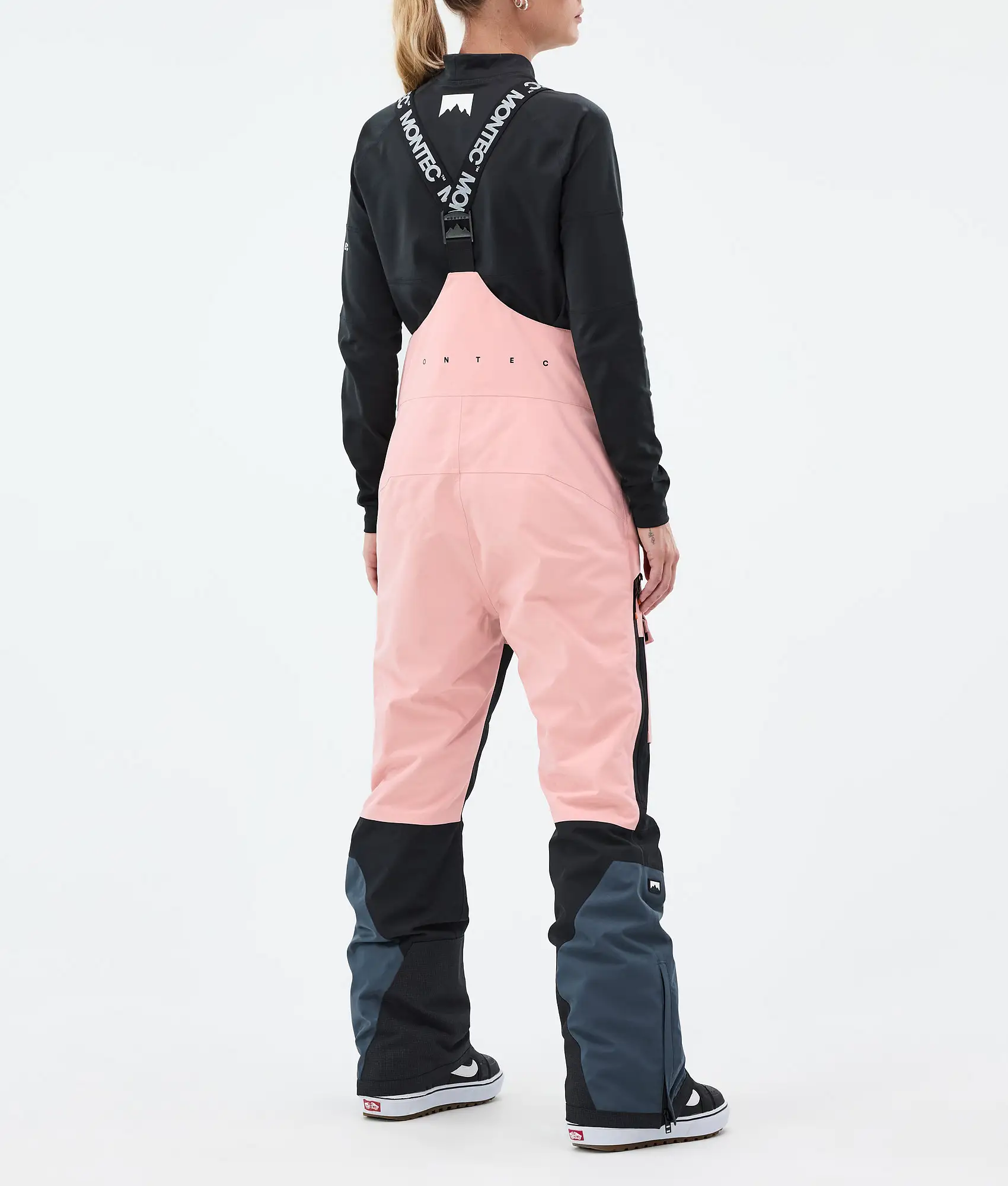Fawk W Snowboard Pants Women Soft Pink/Black/Metal Blue