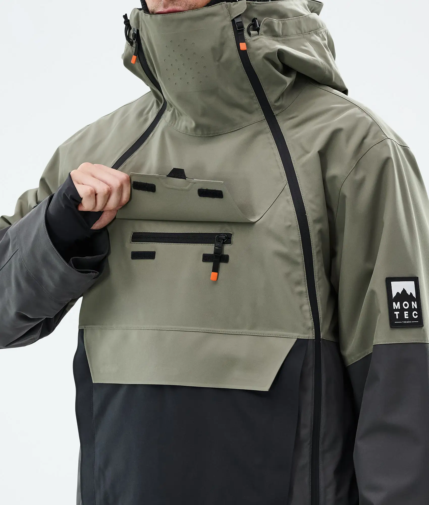 Doom Snowboard Jacket Men Greenish/Black/Phantom