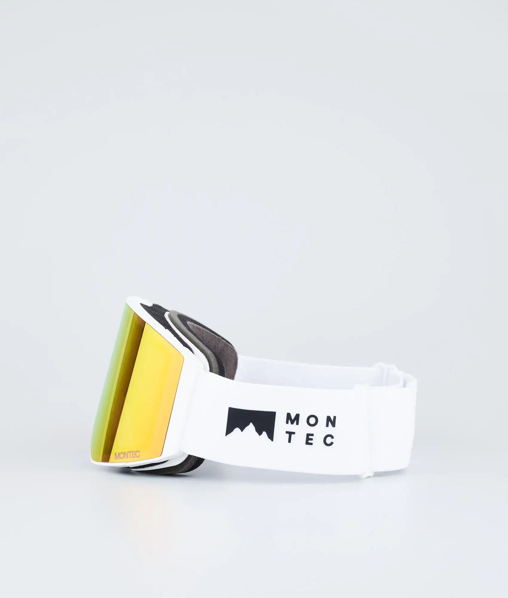 Scope Ski Goggles White W/White Ruby Red Mirror