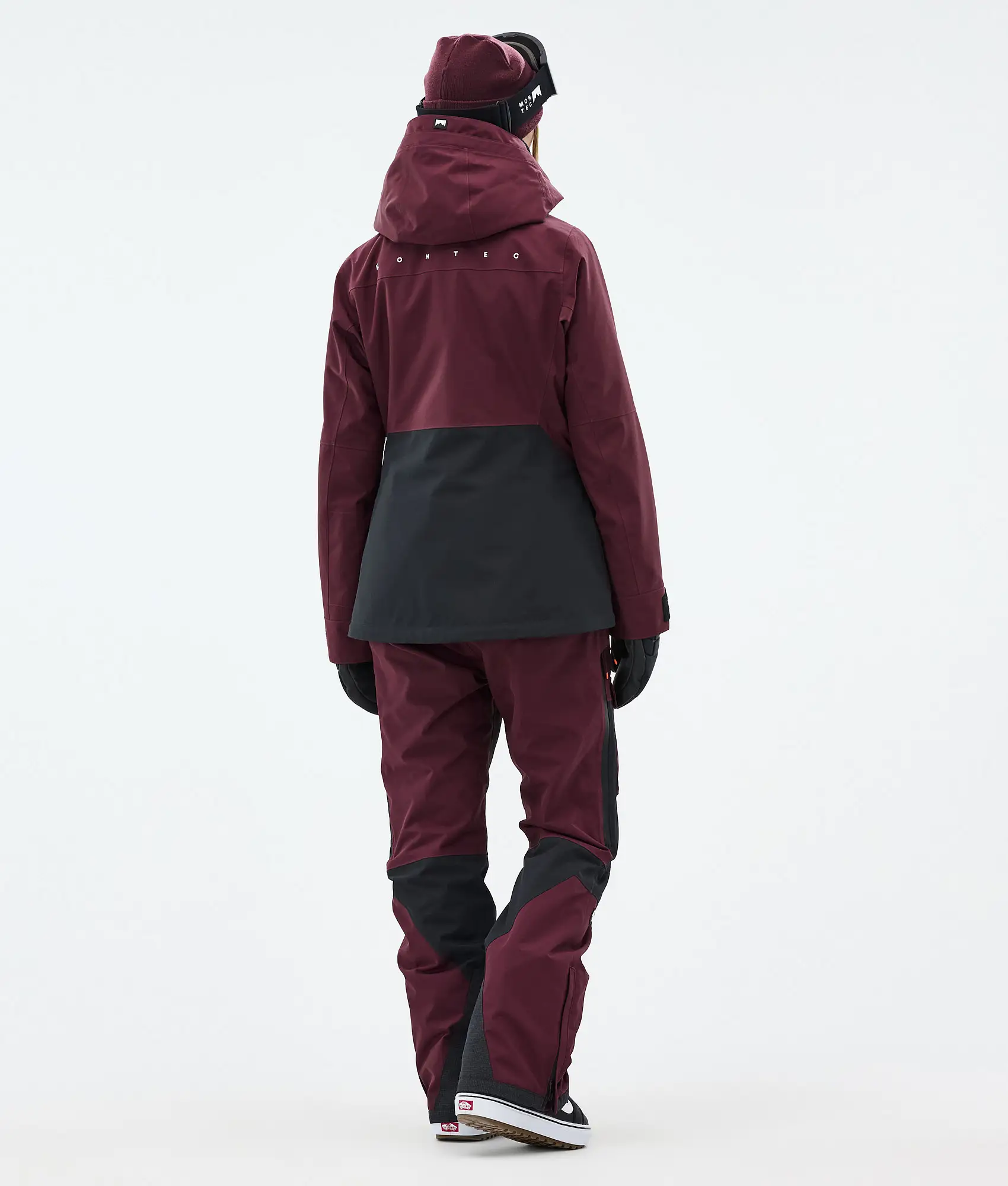 Moss W Snowboard Jacket Women Burgundy/Black