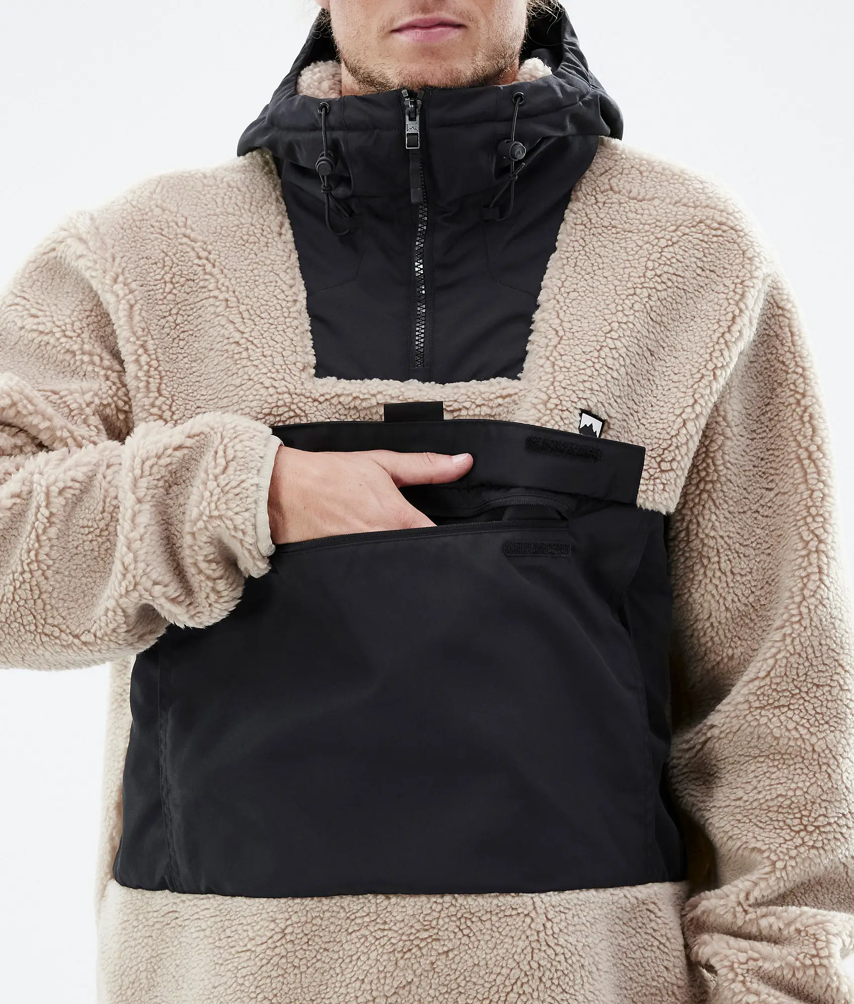 Lima 22 Fleece Hoodie Men Sand/Black