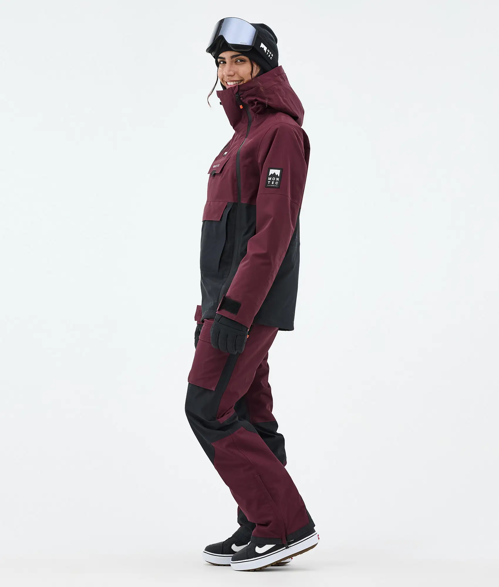 Doom W Snowboard Jacket Women Burgundy/Black