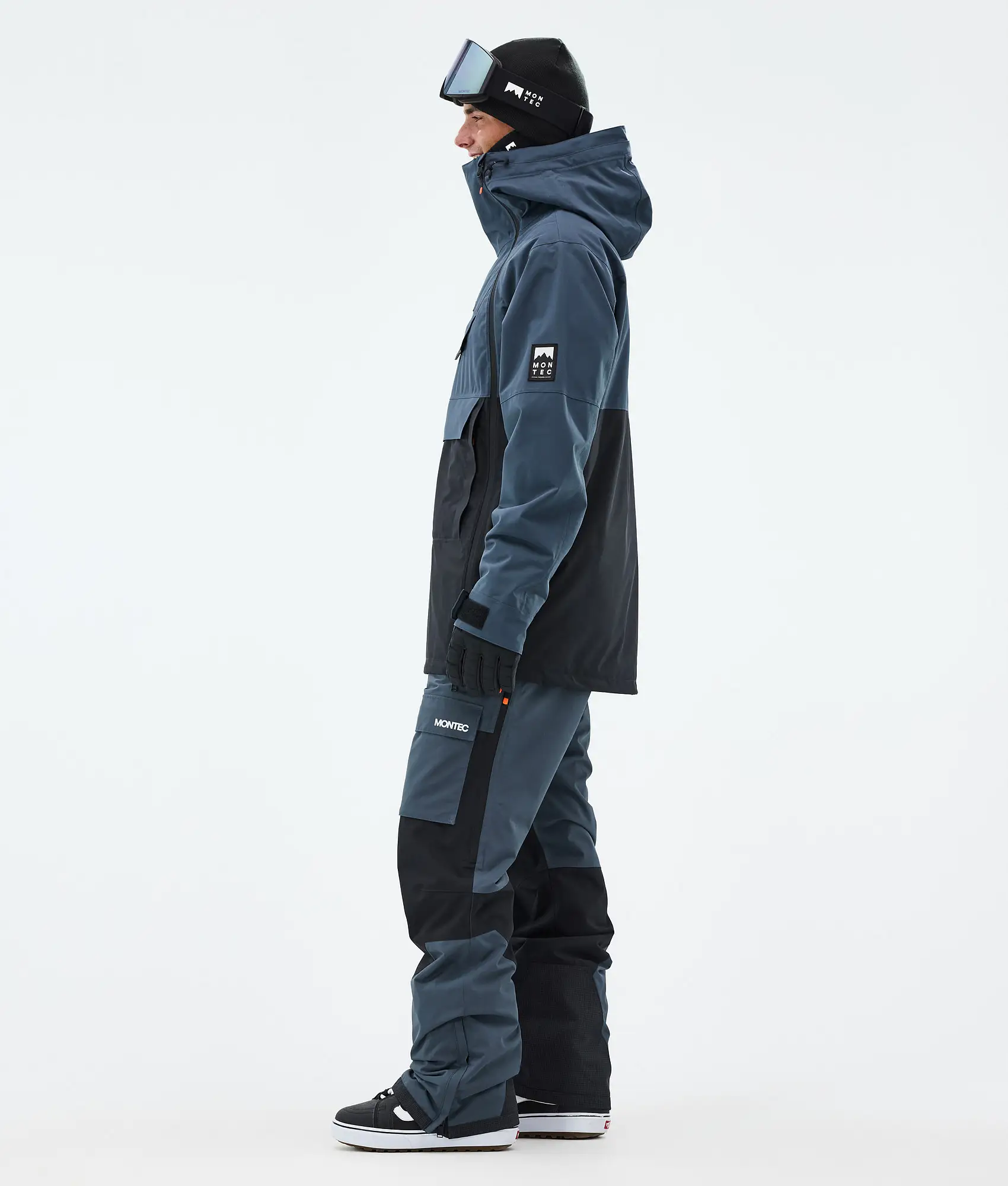 Doom Snowboard Jacket Men Metal Blue/Black
