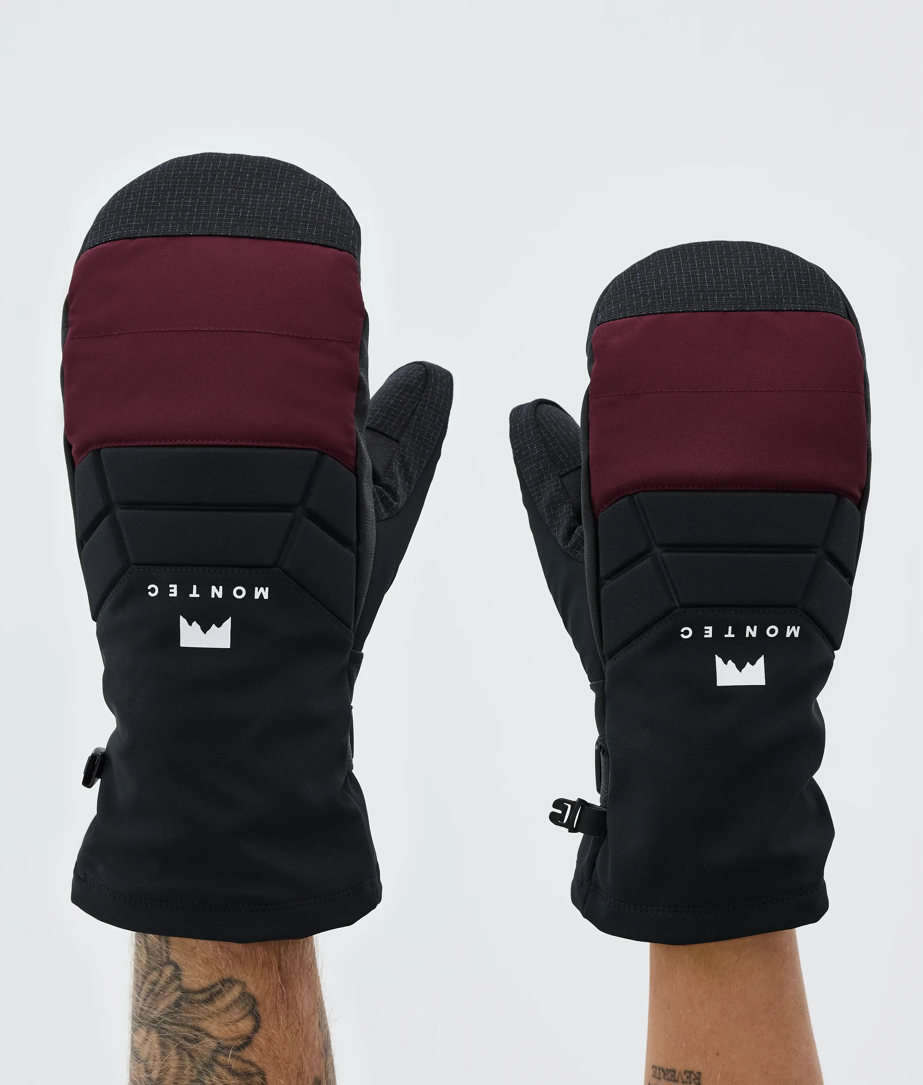 Kilo Snow Mittens Burgundy