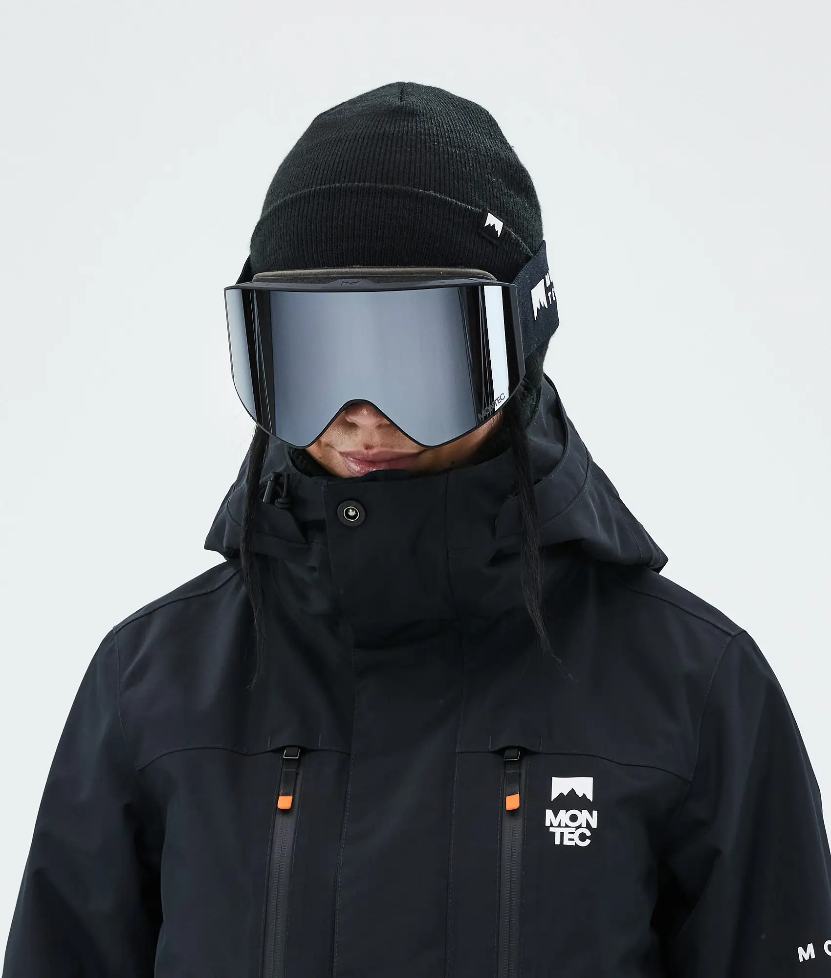 Scope Ski Goggles Black W/Black Black Mirror