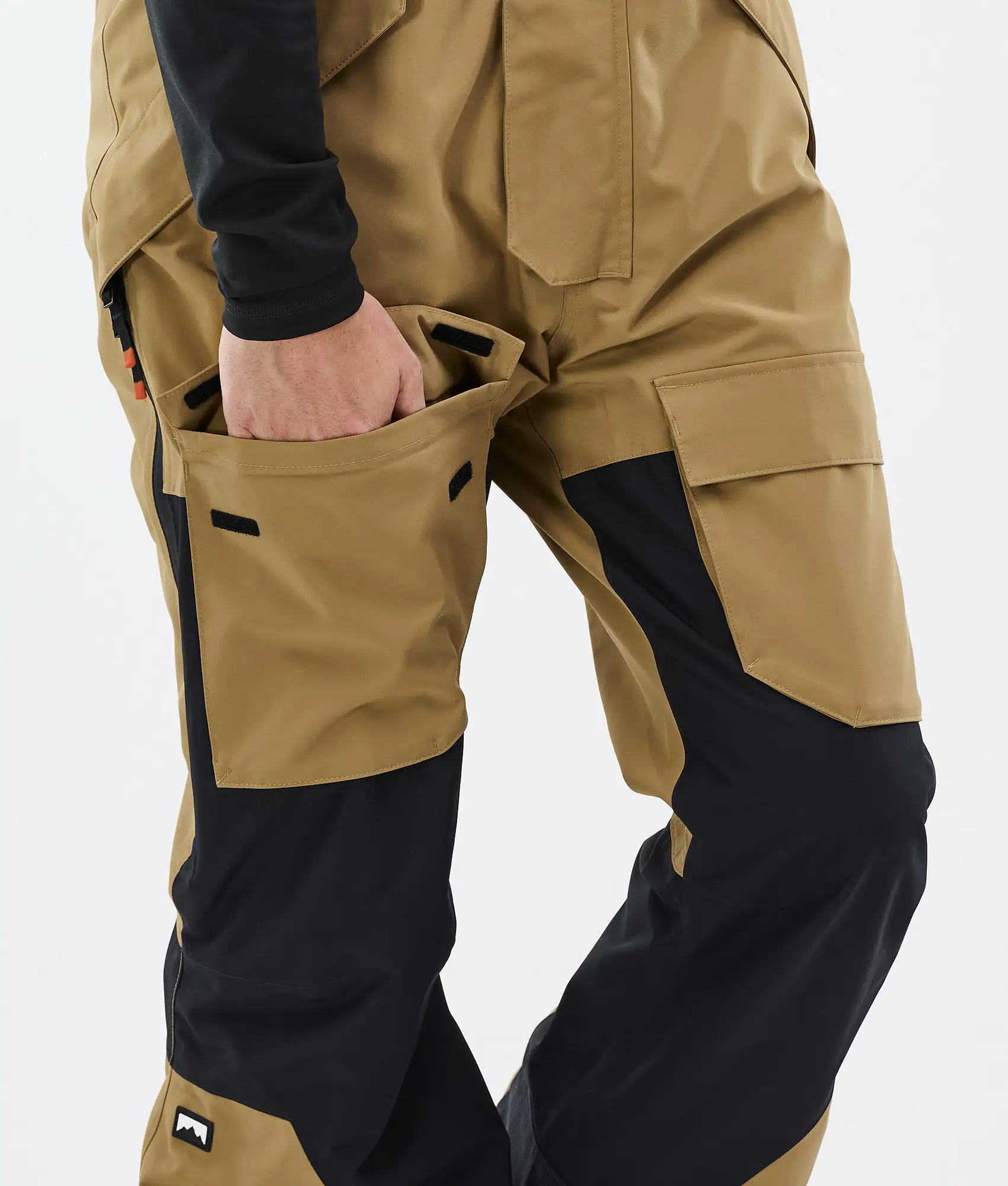 Fawk Snowboard Pants Men Gold/Black