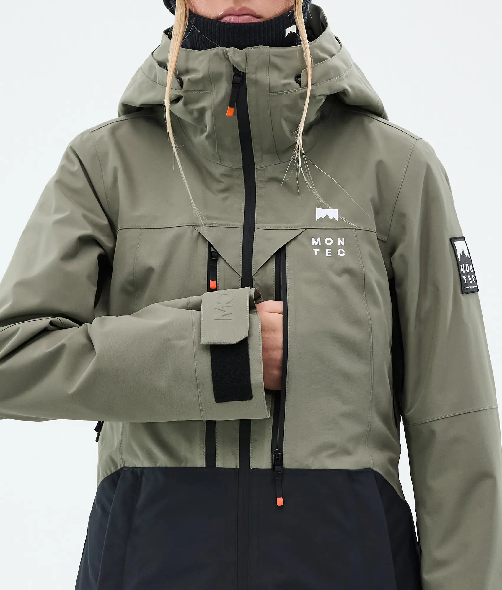 Moss W Snowboard Jacket Women Greenish/Black Renewed