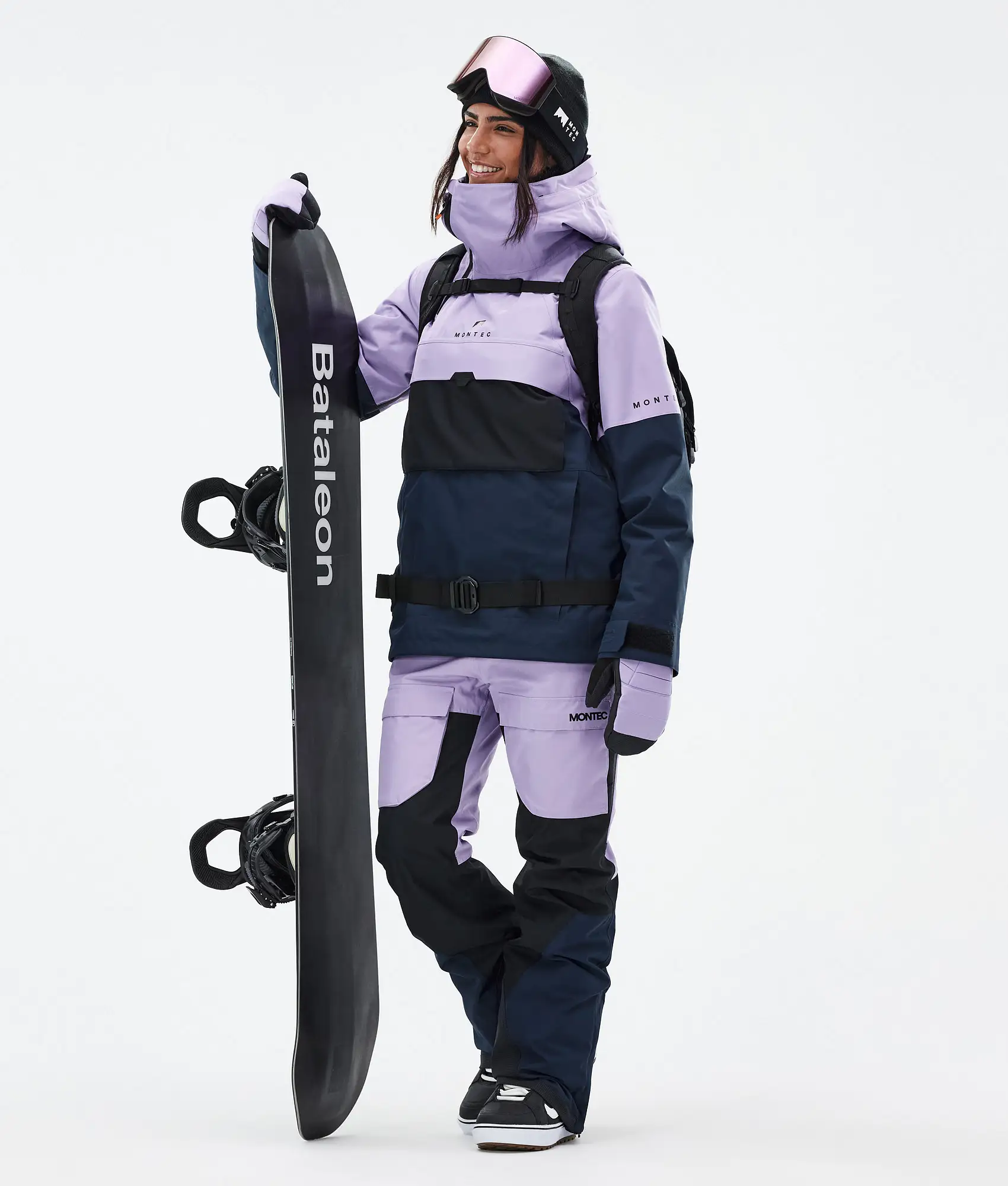 Dune W Snowboard Jacket Women Faded Violet/Black/Dark Blue
