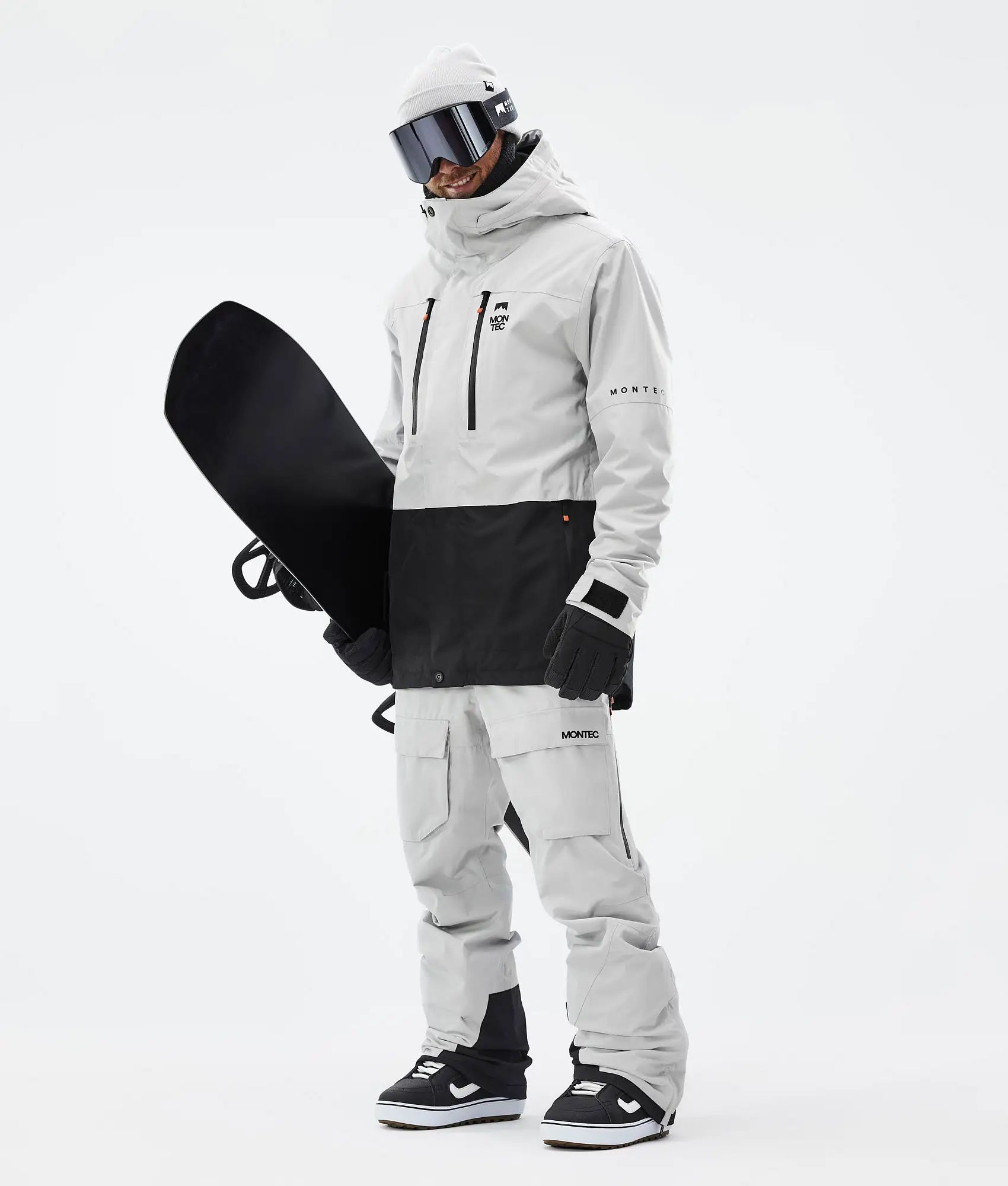 Fawk Snowboard Pants Men Light Grey