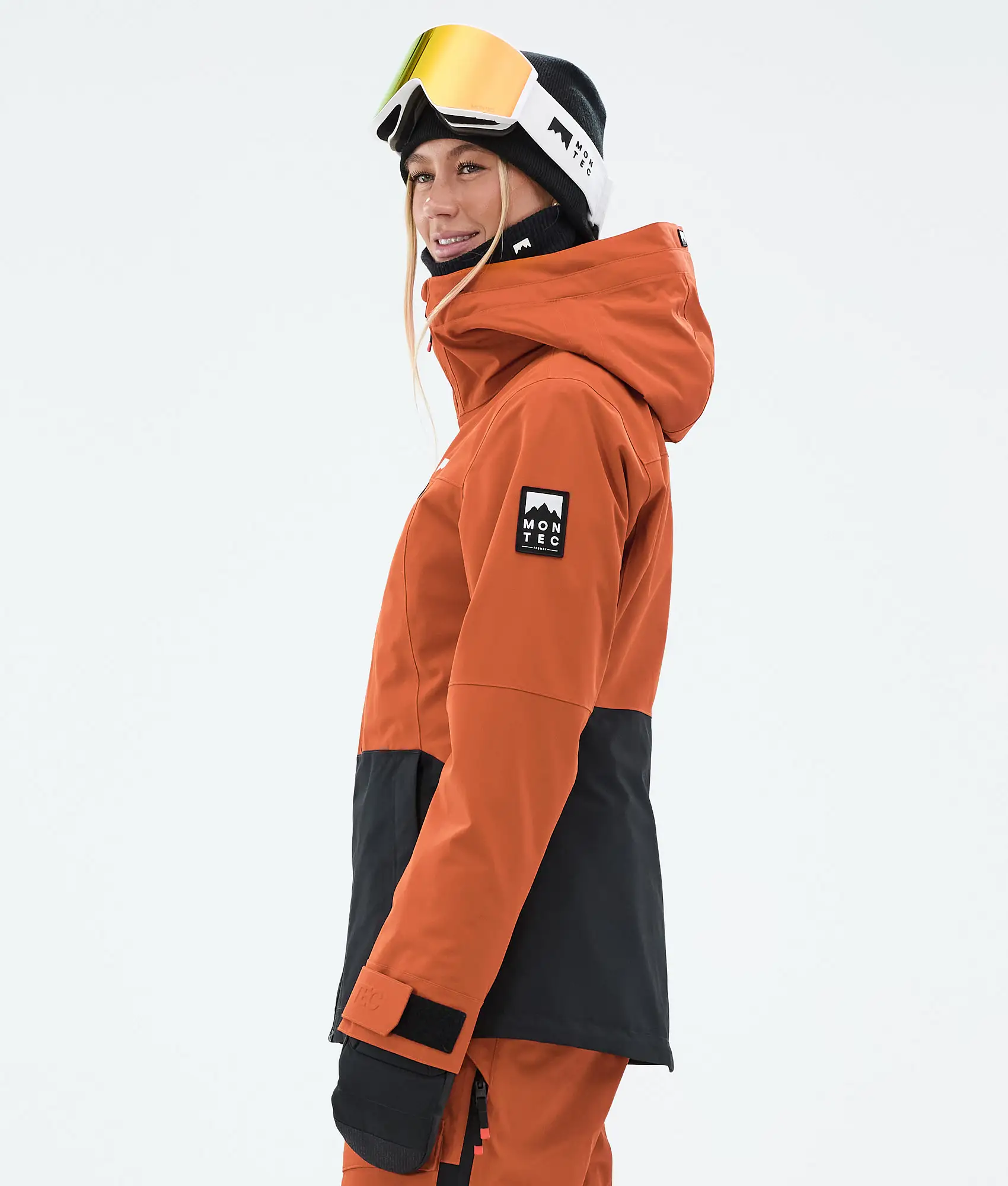 Moss W Ski Jacket Women Burned Orange/Black