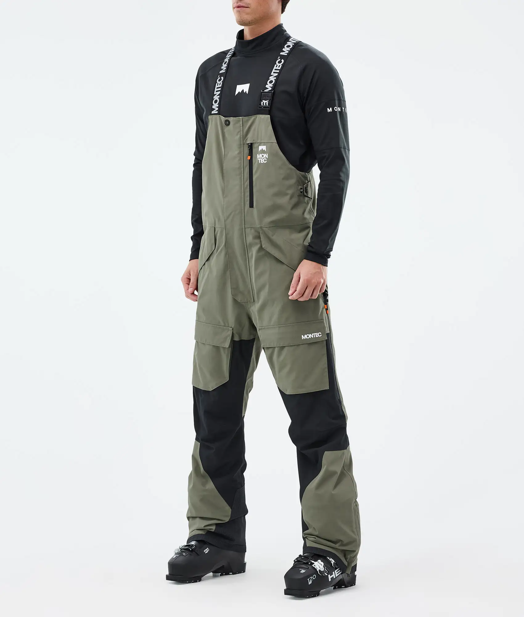 Fawk Ski Pants Men Greenish/Black