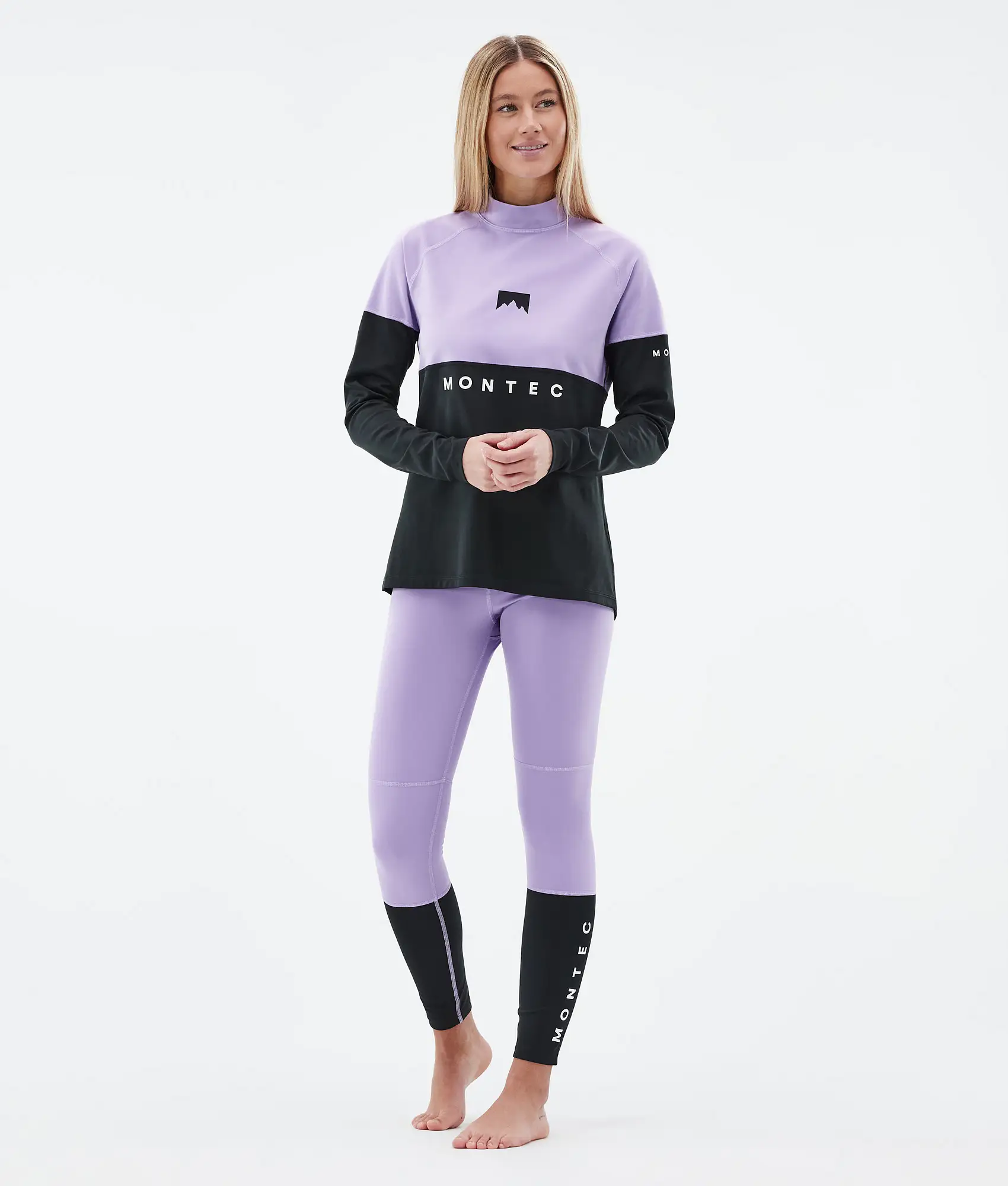 Alpha W Base Layer Top Women Faded Violet/Black
