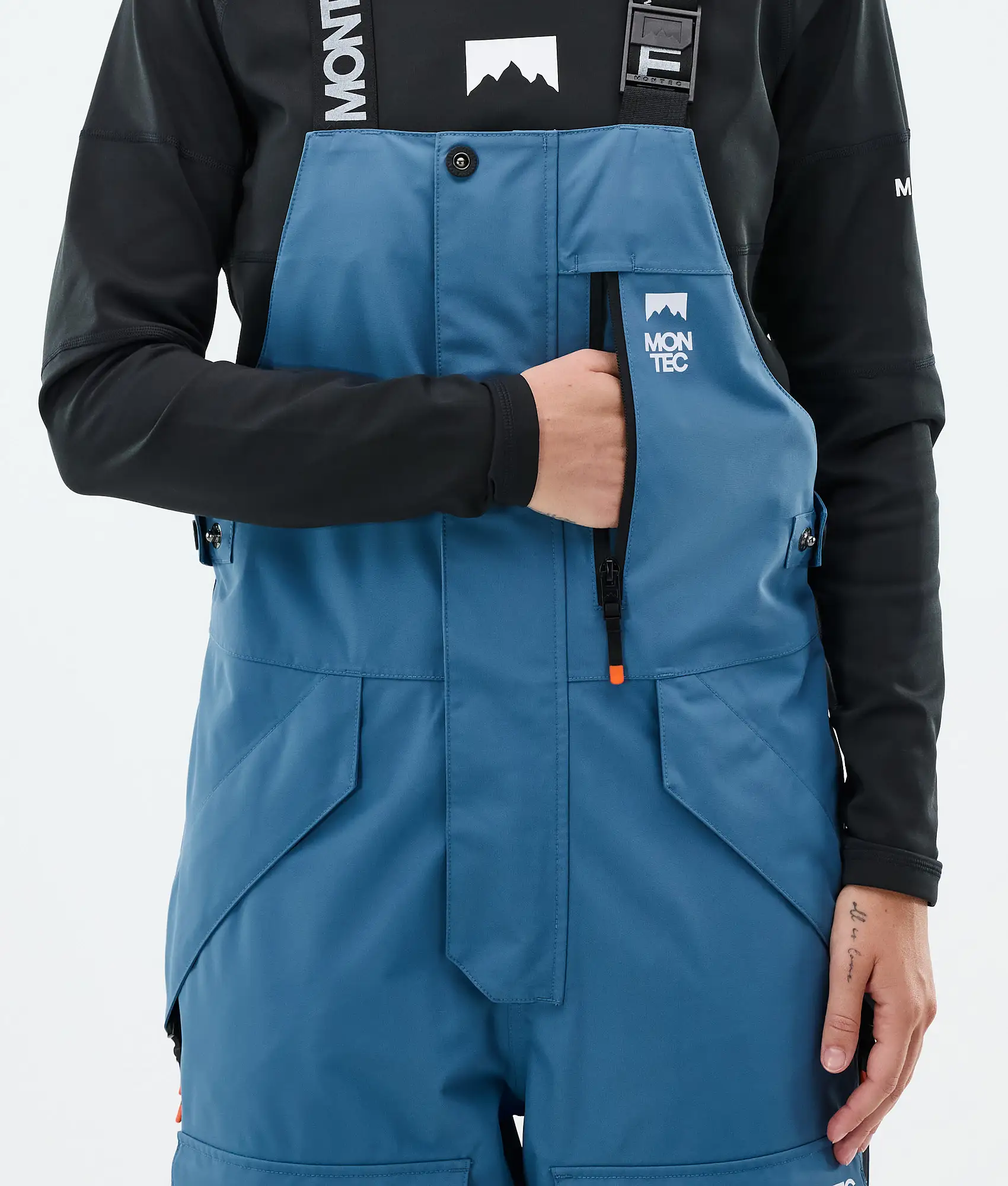 Fawk W Ski Pants Women Blue Steel/Black