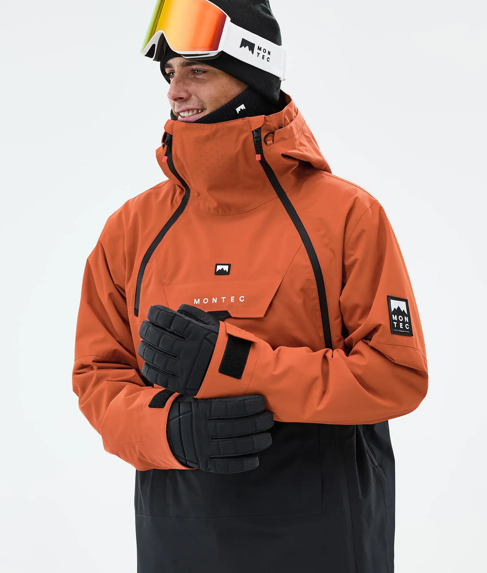 Doom Snowboard Jacket Men Burned Orange/Black