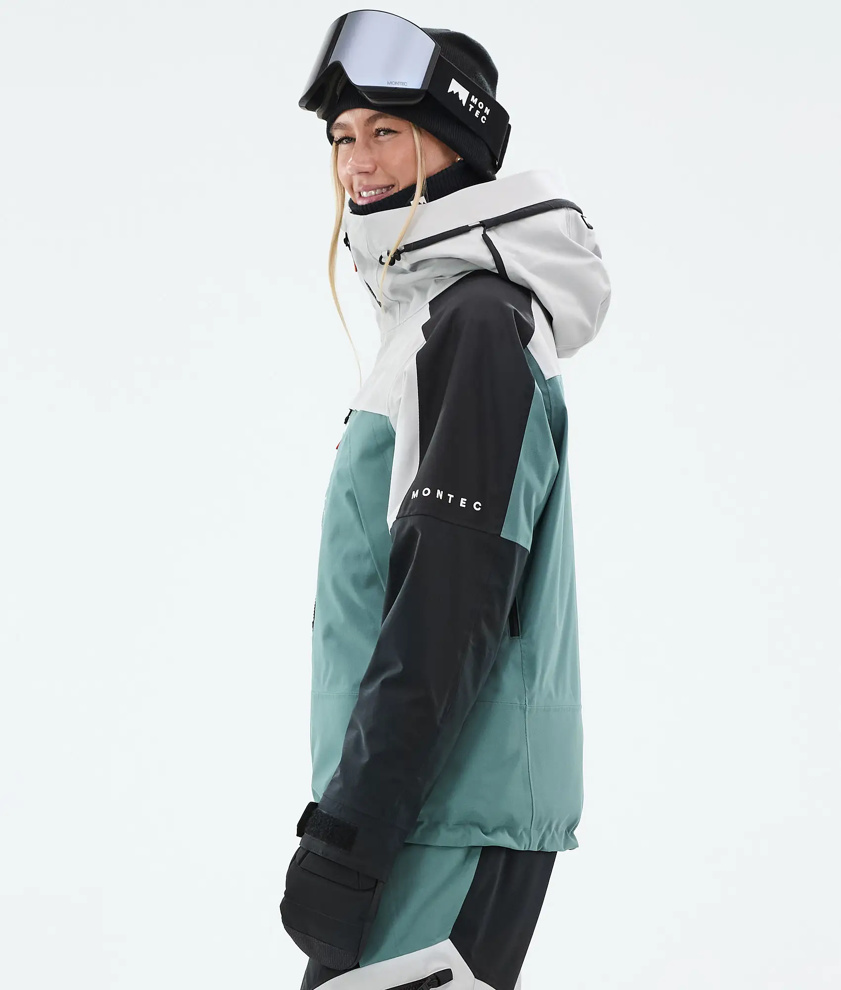 Oracle W Ski Jacket Women Light Grey/Black/Atlantic