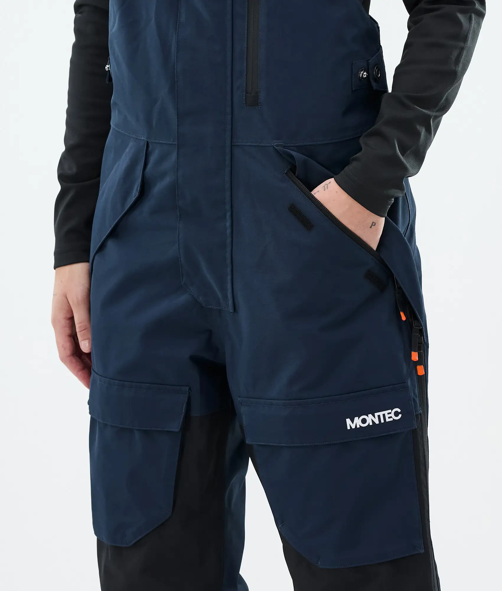 Fawk W Snowboard Pants Women Dark Blue/Black/Deep Red