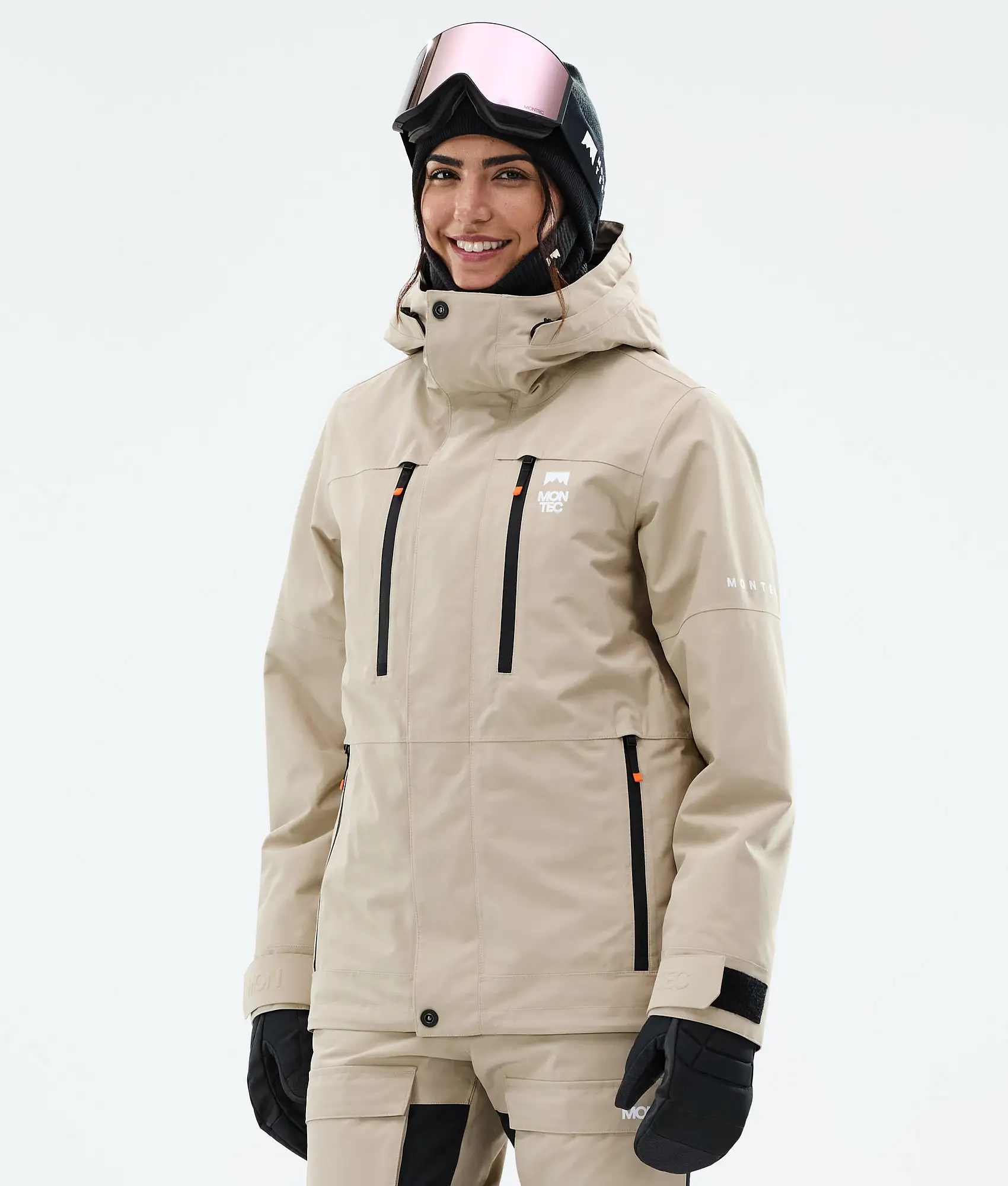 Fawk W Ski Jacket Women Sand