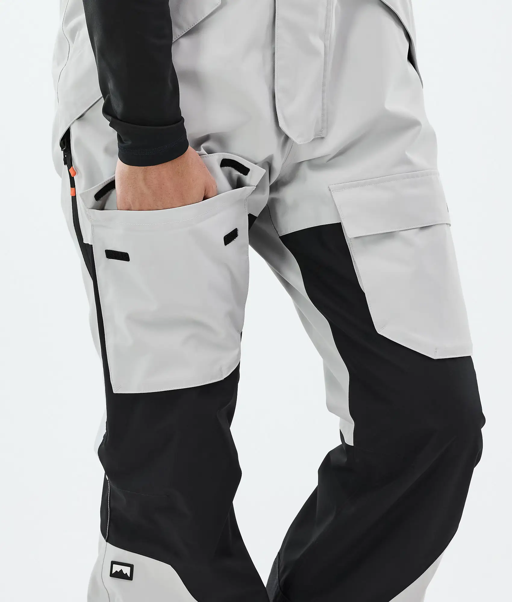 Fawk Ski Pants Men Light Grey/Black