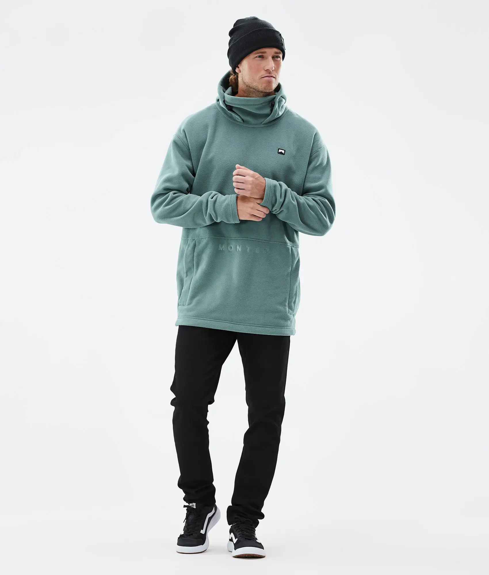 Delta Fleece Hoodie Men Atlantic