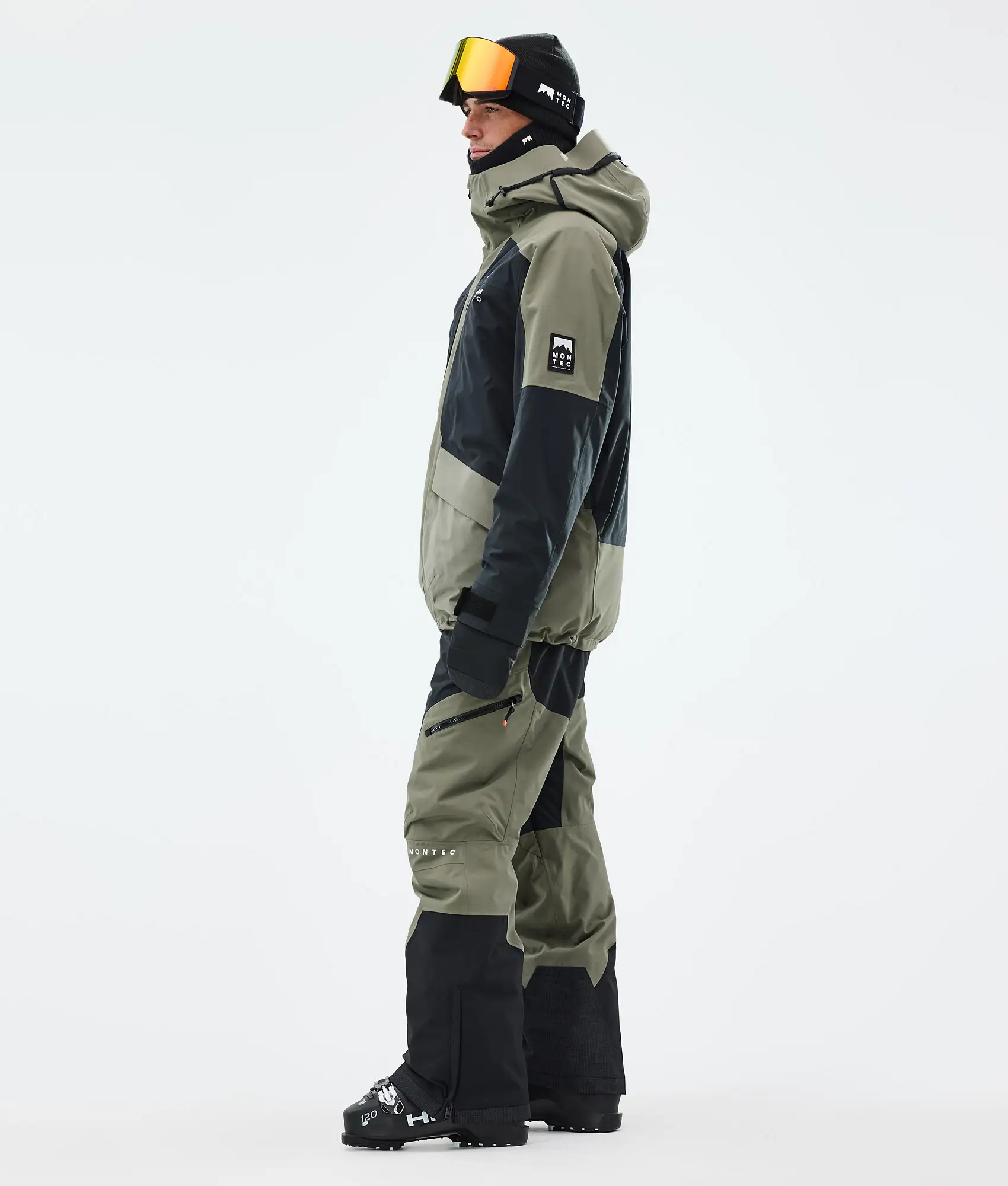 Morpheus Ski Jacket Men Greenish/Black