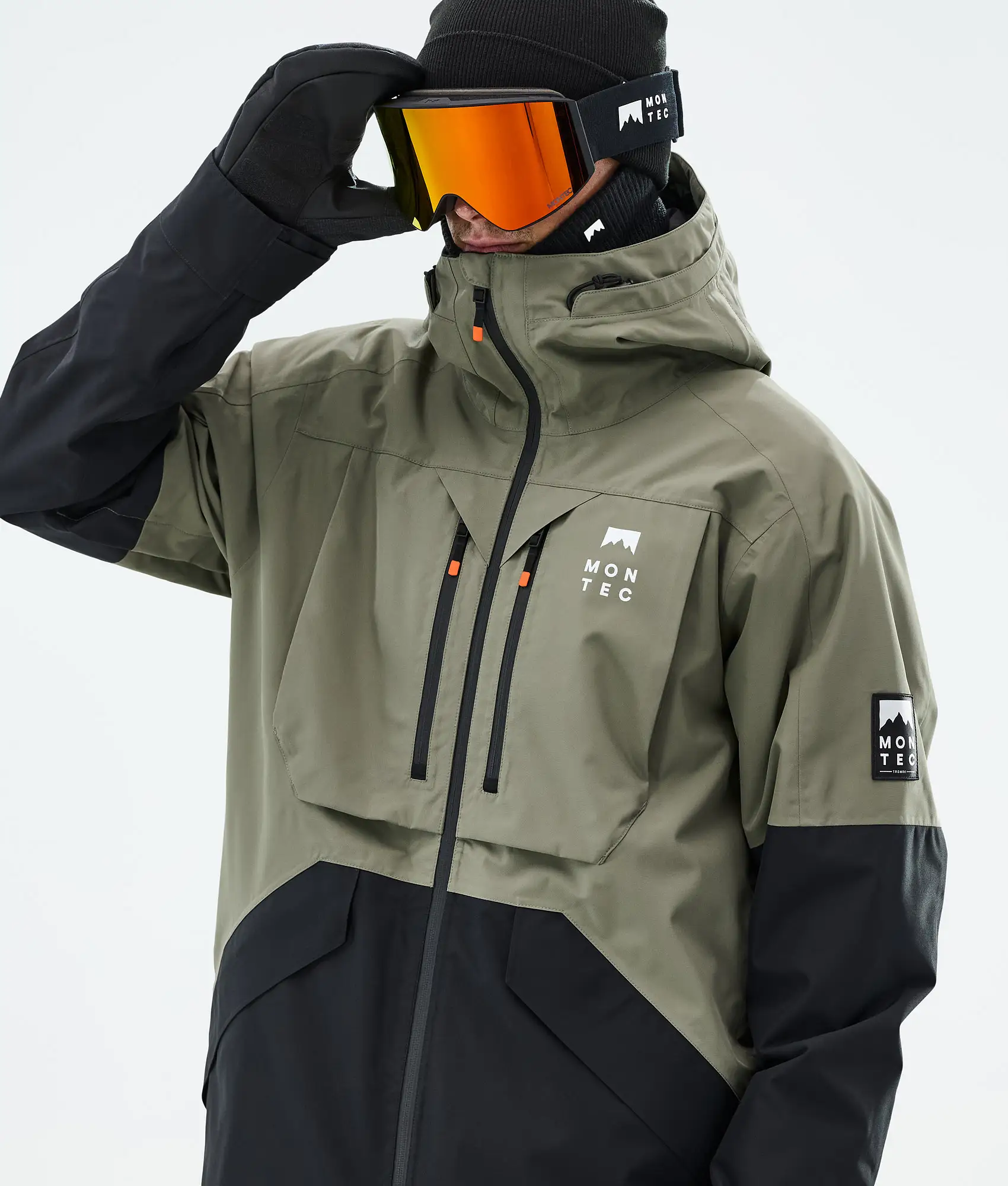 Arch Ski Jacket Men Greenish/Black