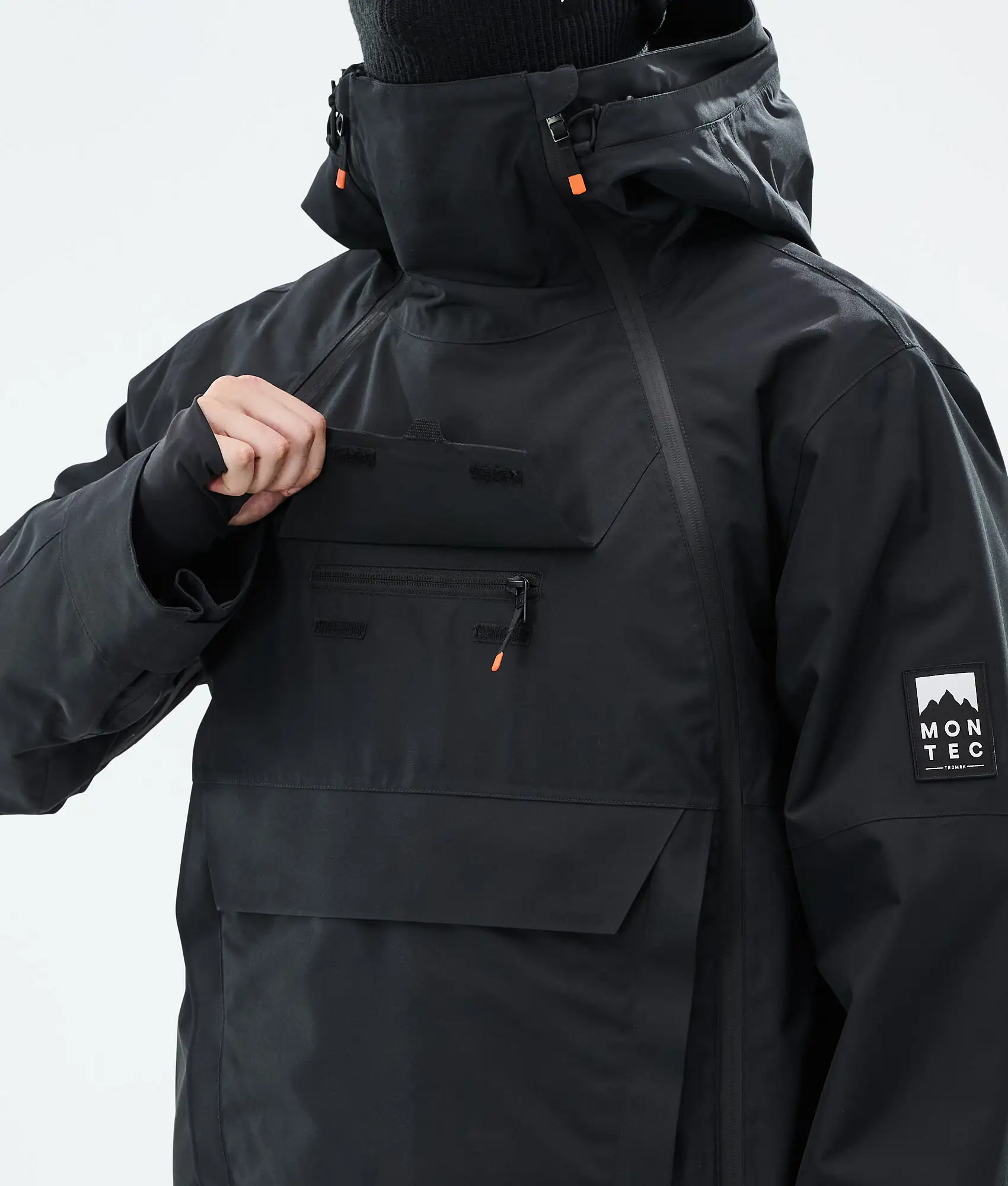 Doom Snowboard Jacket Men Black Renewed