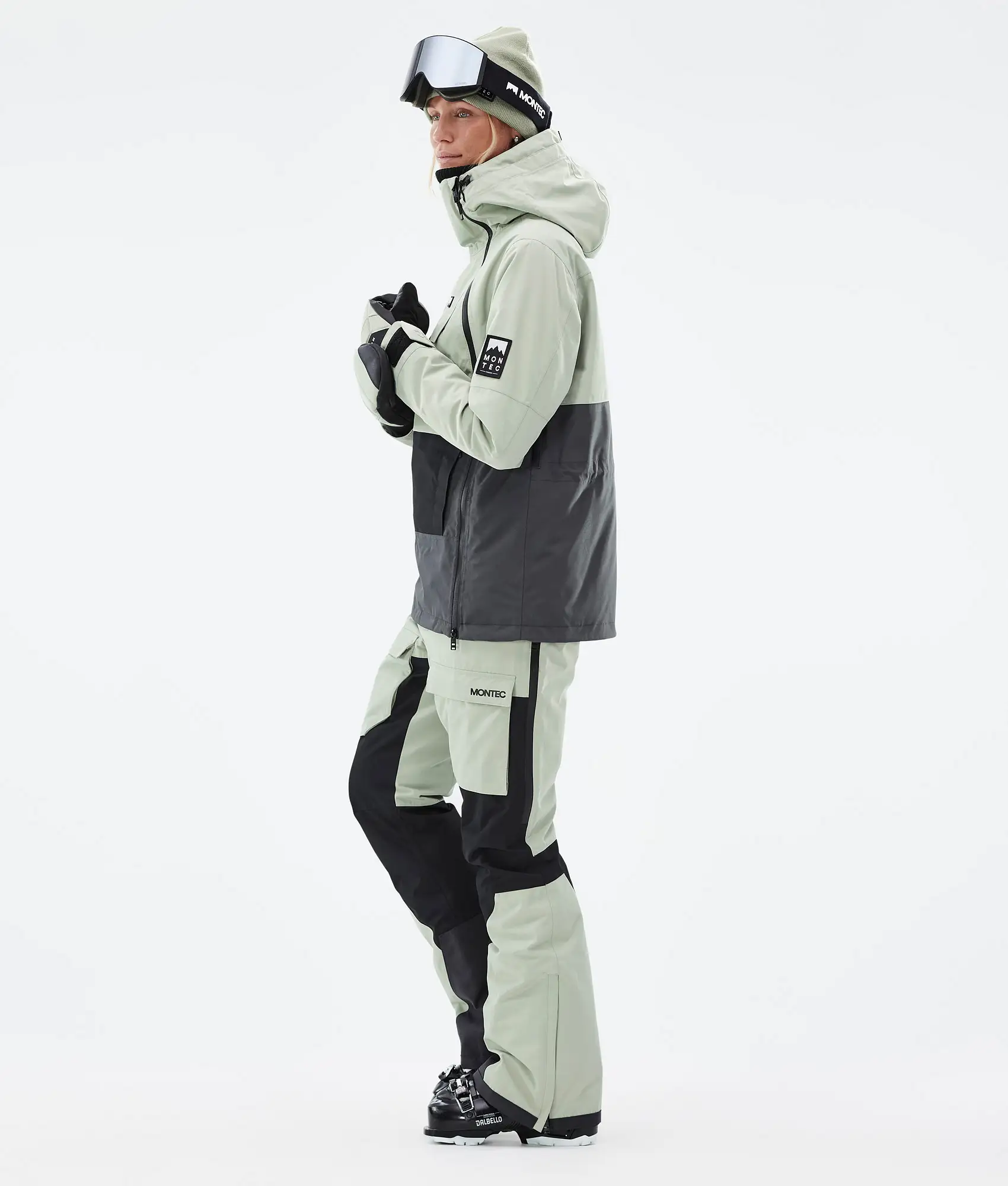 Doom W Ski Jacket Women Soft Green/Black/Phantom