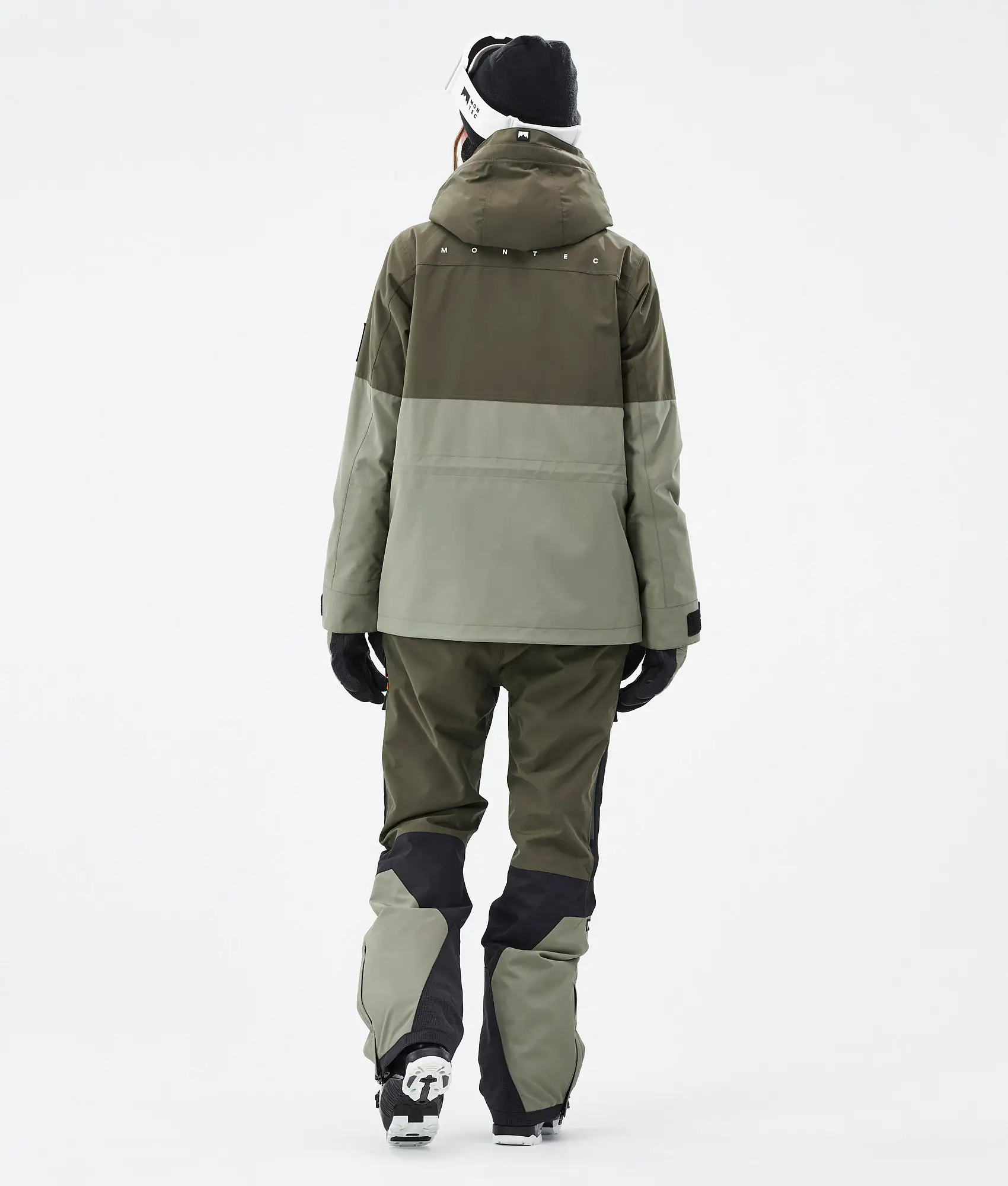 Doom W/Fawk W Ski Outfit Women Olive Green/Black/Greenish