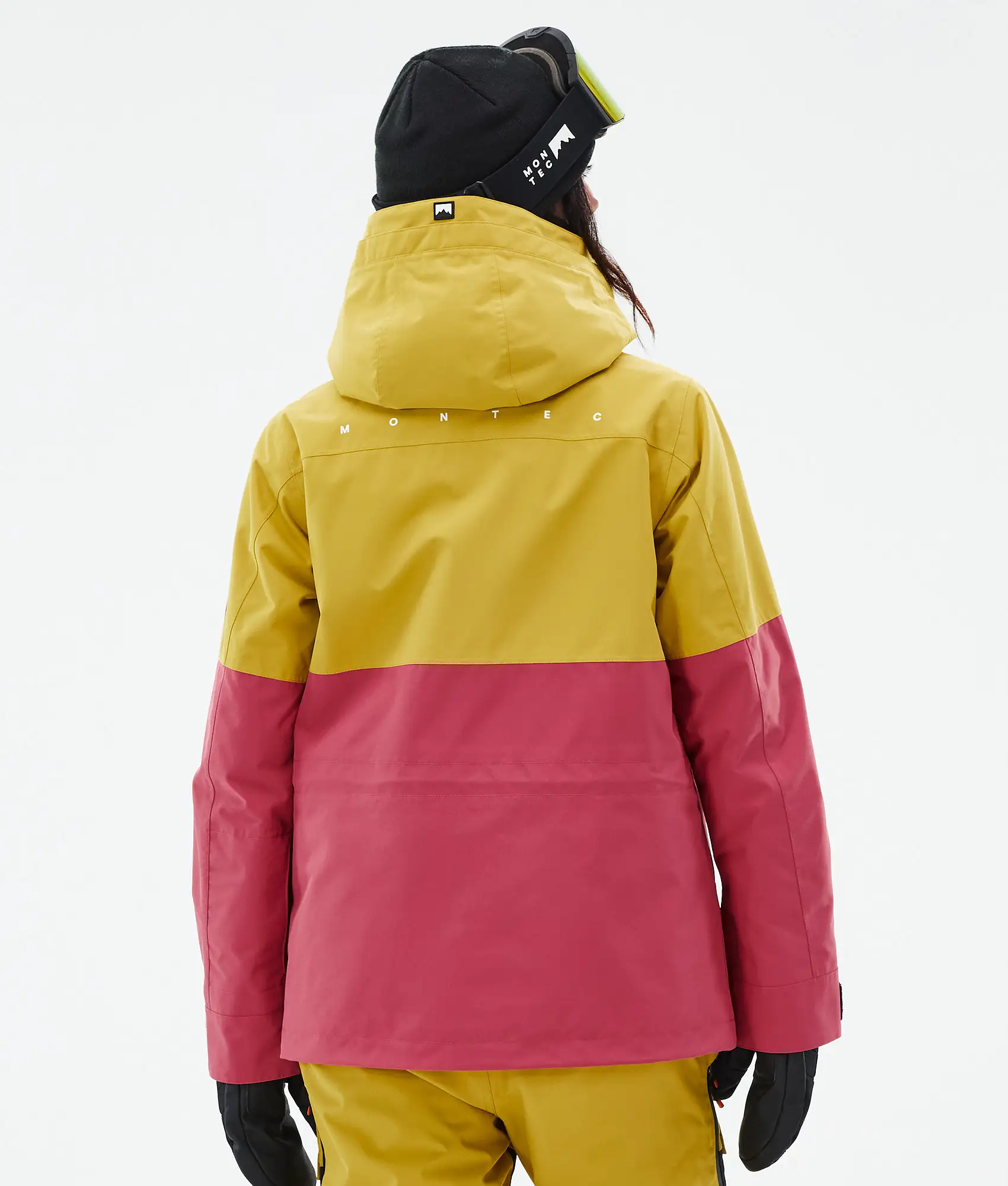 Doom W Ski Jacket Women Yellow/Black/Light Red