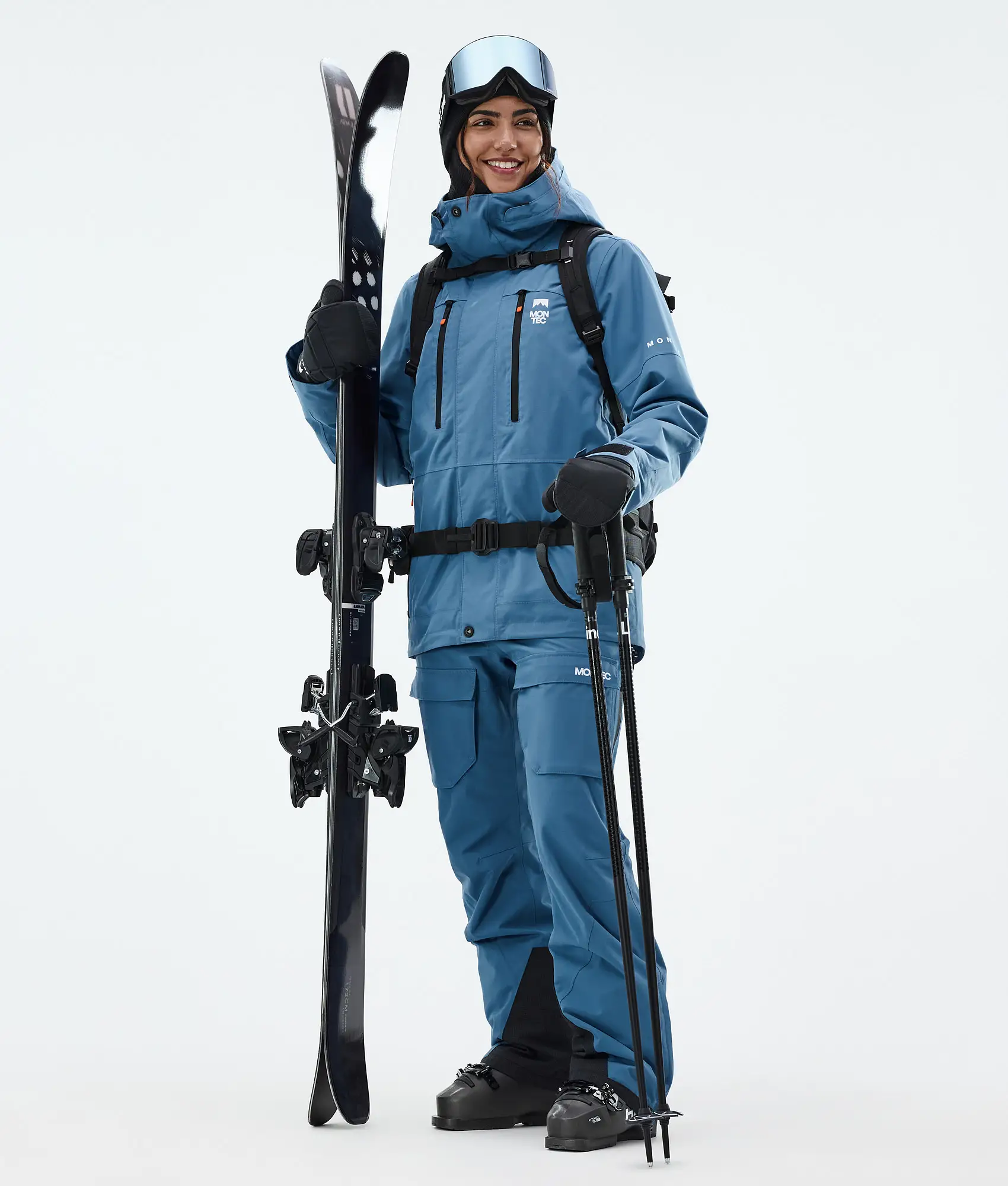 Fawk W Ski Pants Women Blue Steel