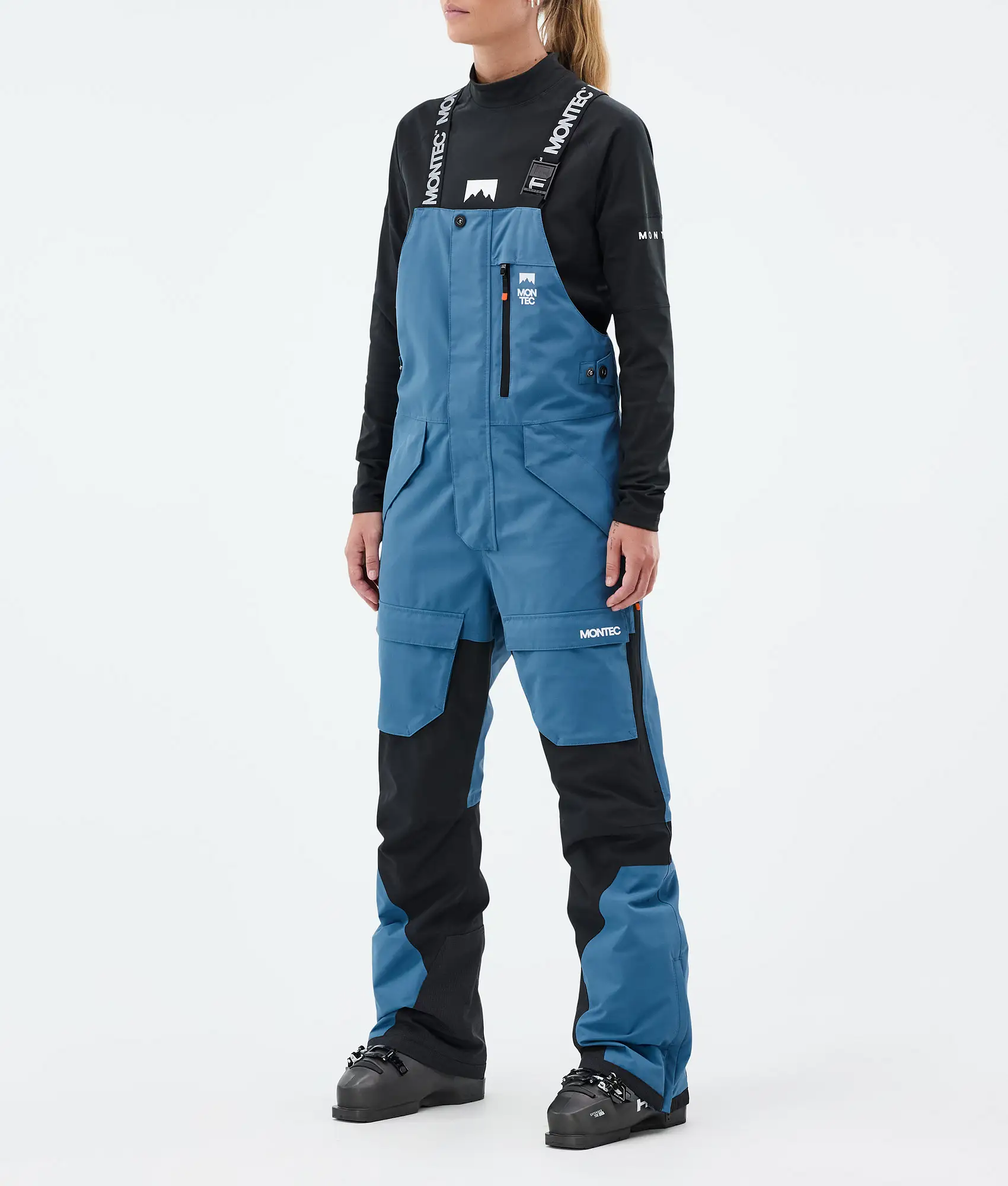 Fawk W Ski Pants Women Blue Steel/Black