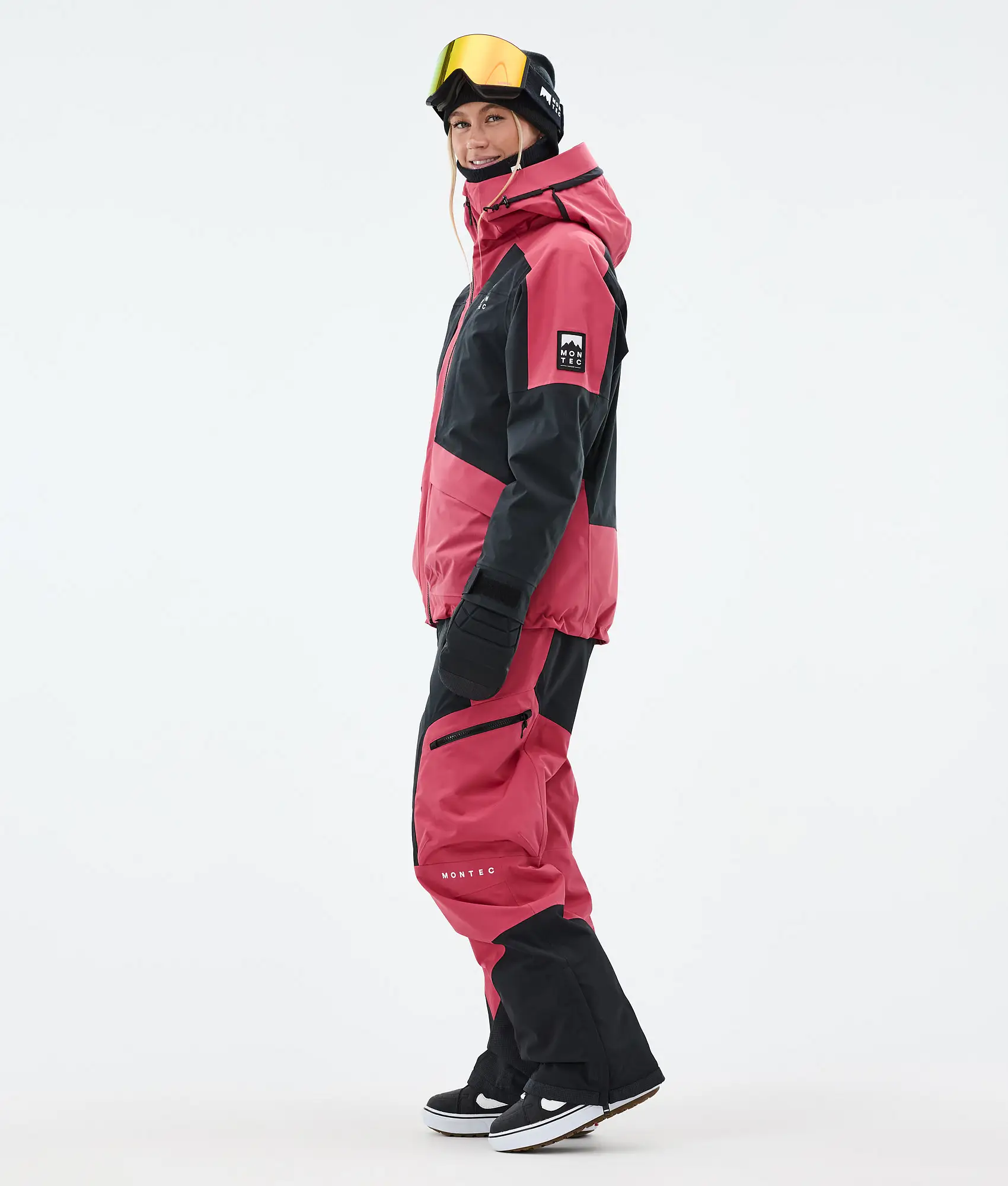 Morpheus W Snowboard Jacket Women Light Red/Black
