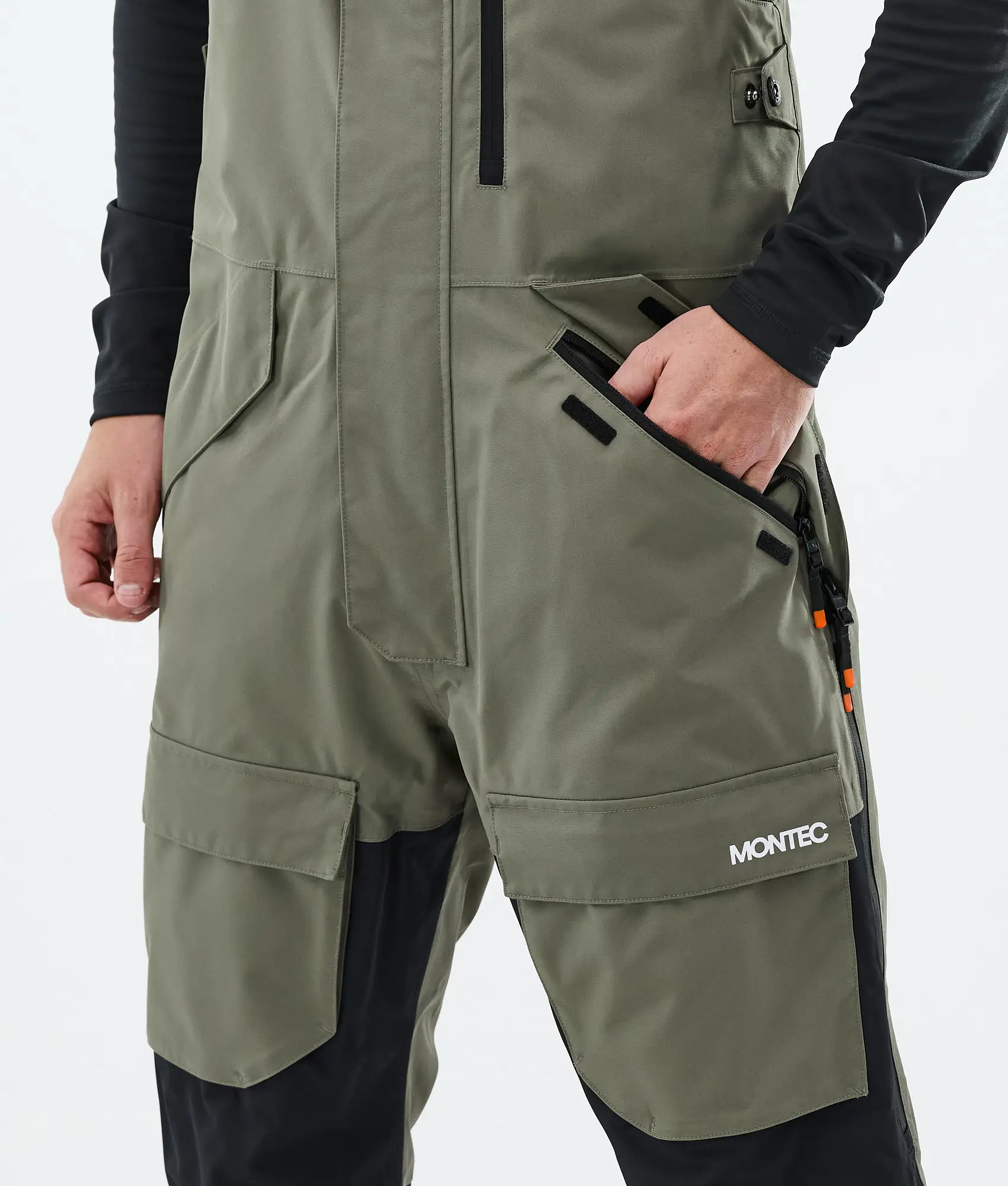 Fawk Ski Pants Men Greenish/Black