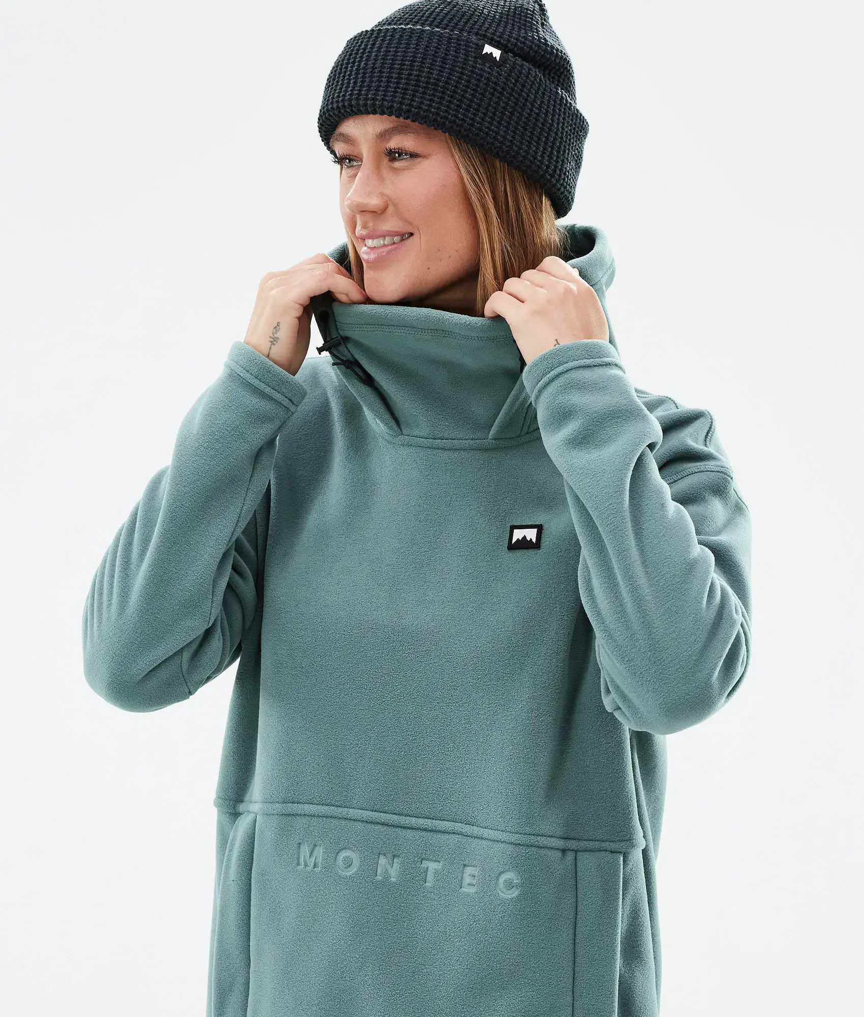 Delta W Fleece Hoodie Women Atlantic