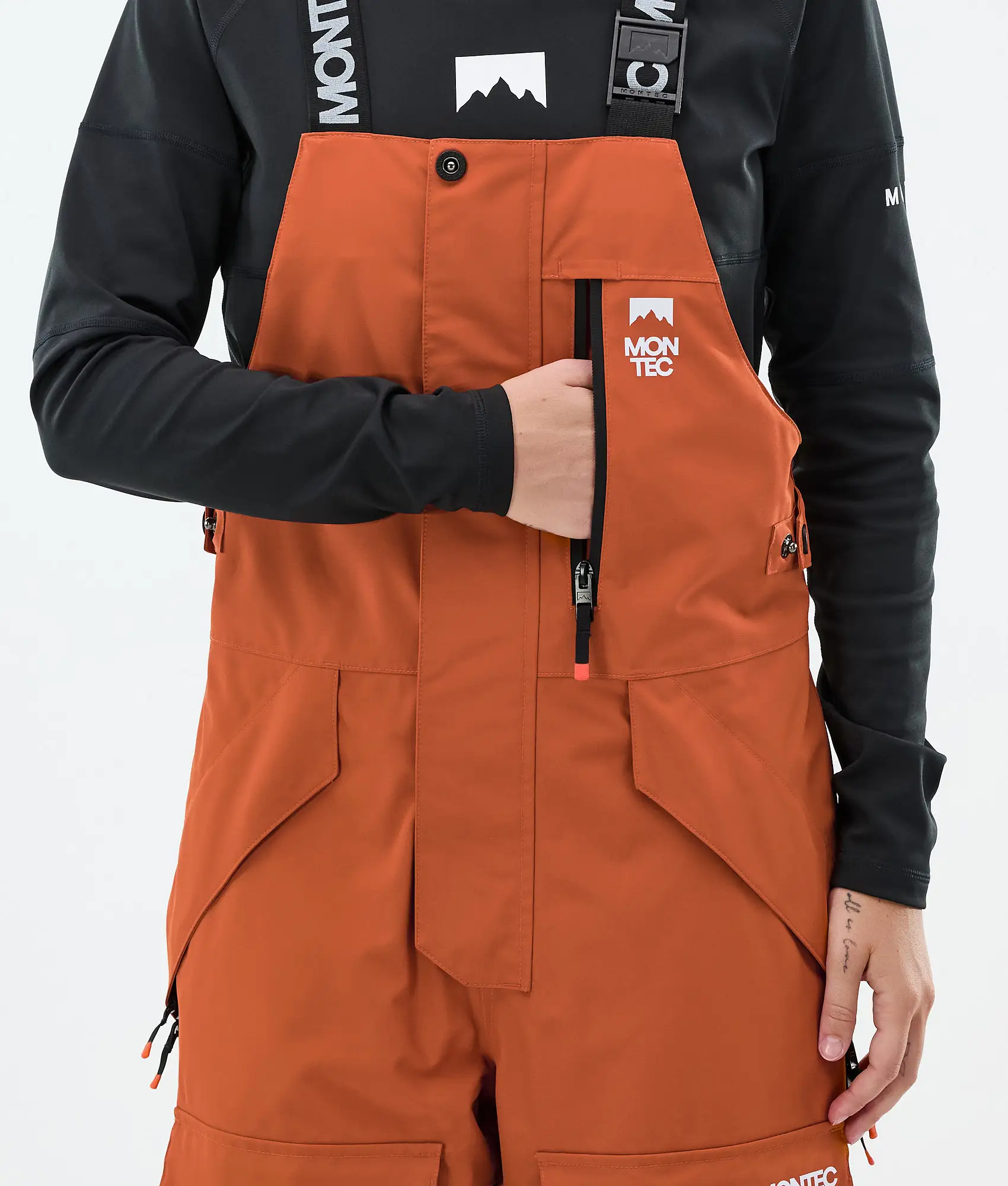 Fawk W Ski Pants Women Burned Orange/Black