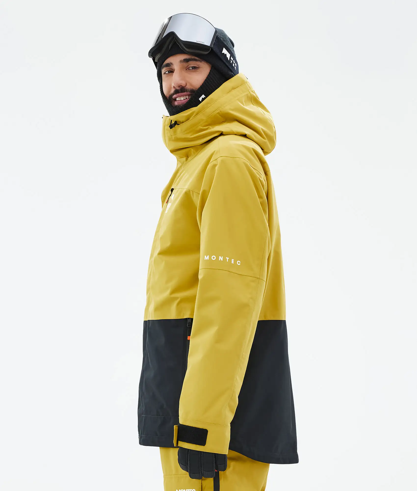 Fawk Ski Jacket Men Yellow/Black