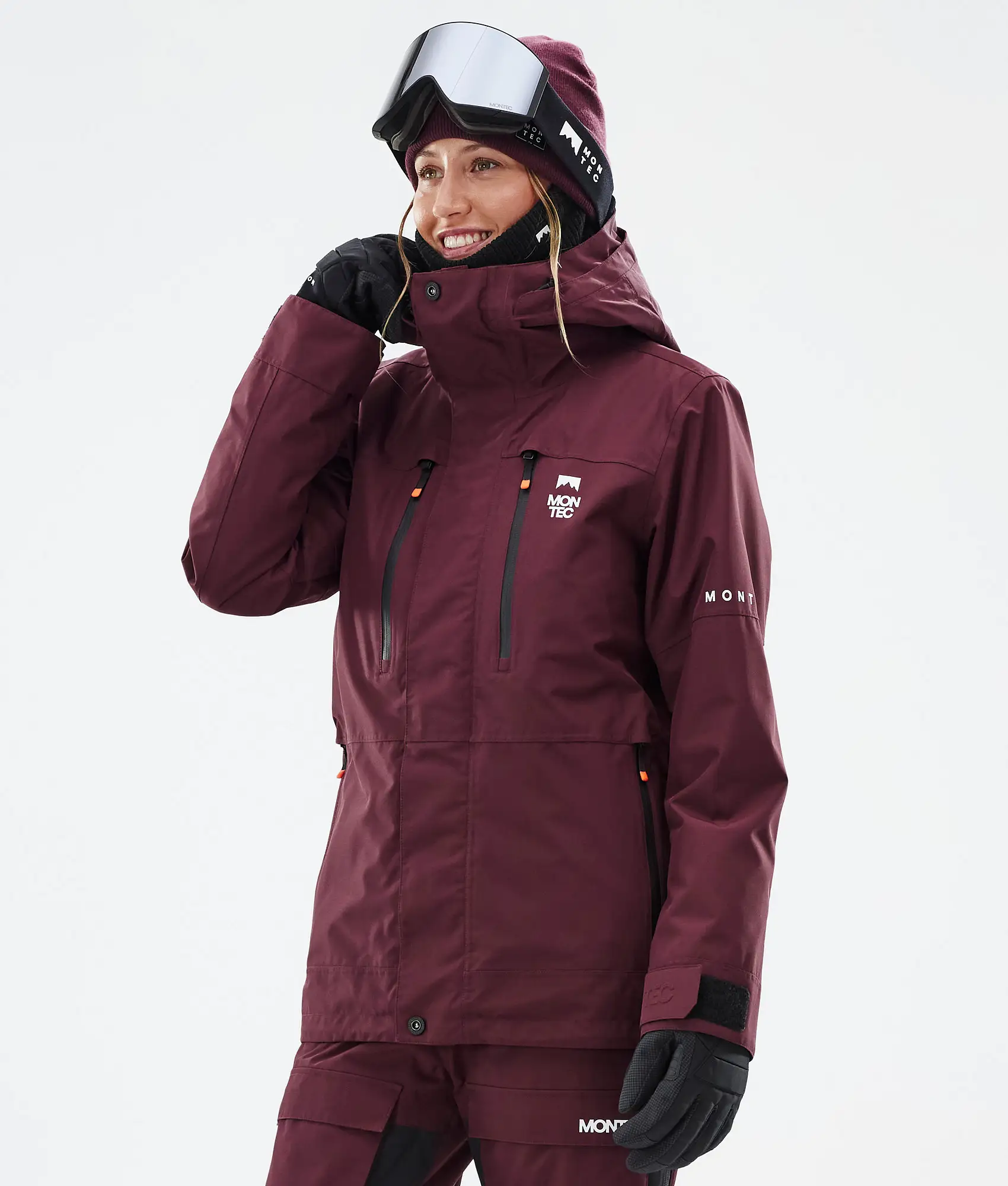 Fawk W Snowboard Jacket Women Burgundy
