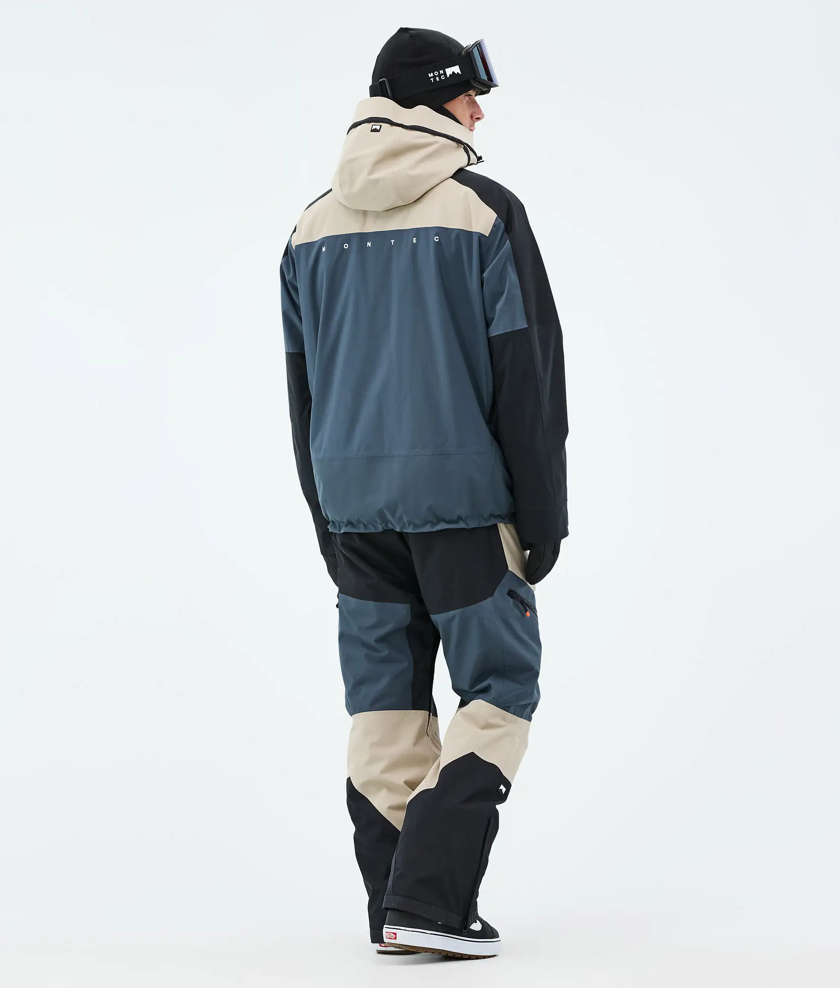 Oracle Snowboard Jacket Men Sand/Black/Metal Blue