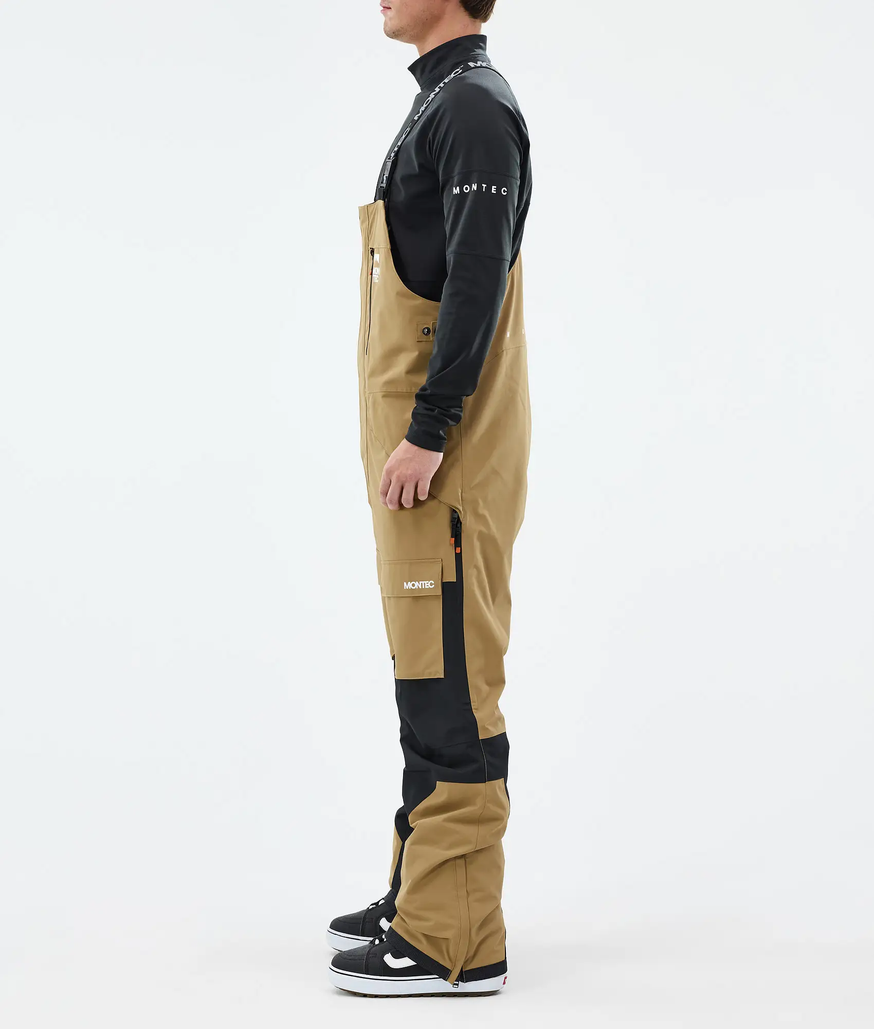 Fawk Snowboard Pants Men Gold/Black