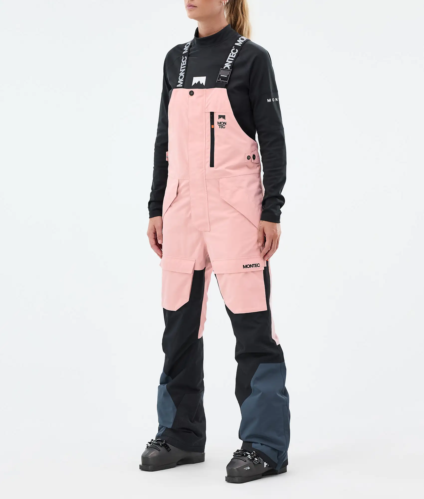 Fawk W Ski Pants Women Soft Pink/Black/Metal Blue
