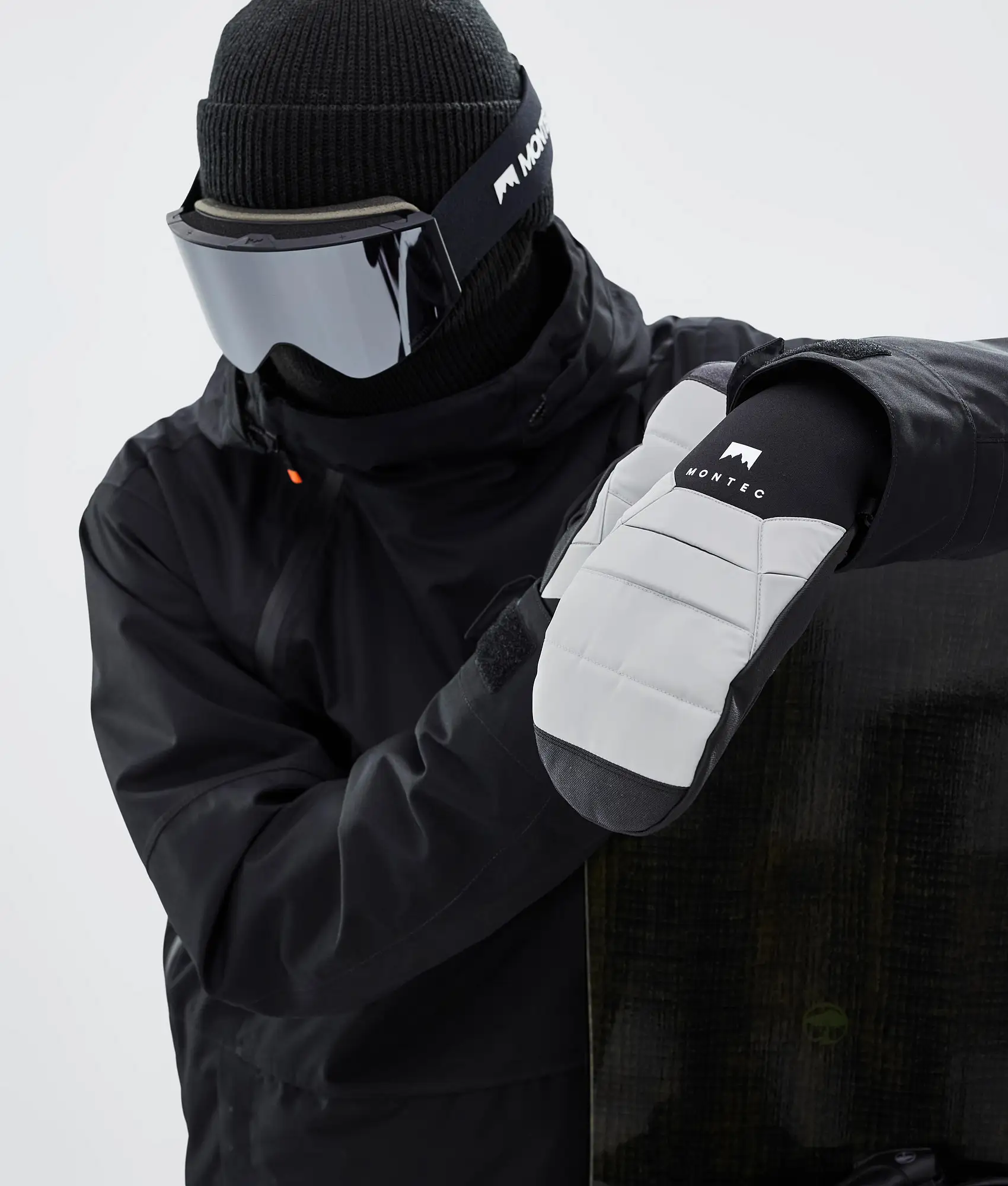 Kilo 22 Snow Mittens Light Grey