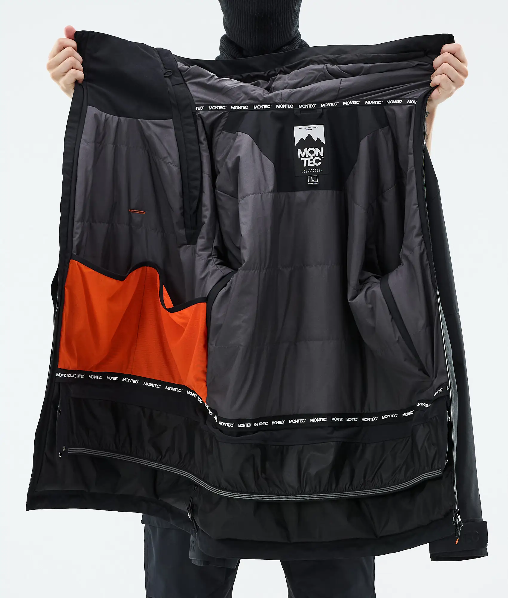 Doom Snowboard Jacket Men Black Renewed