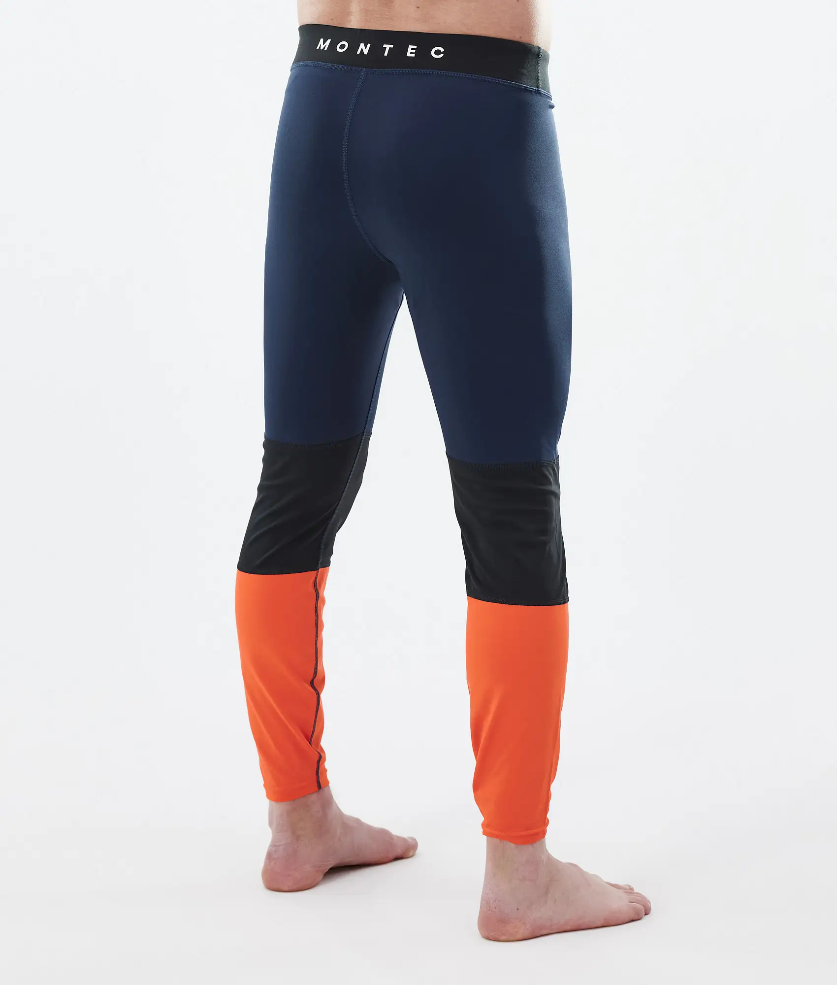 Alpha Base Layer Pant Men Dark Blue/Black/Orange
