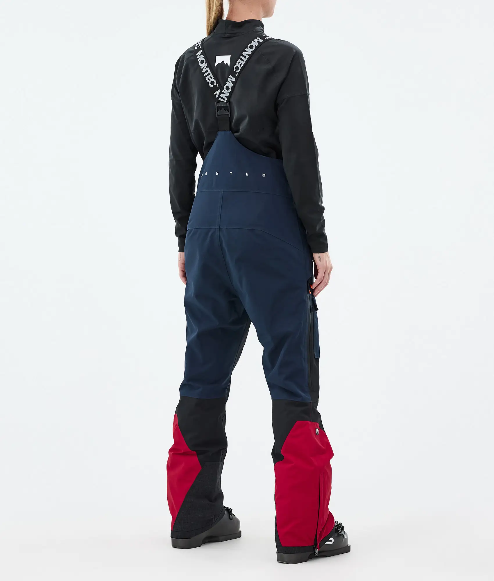 Fawk W Ski Pants Women Dark Blue/Black/Deep Red