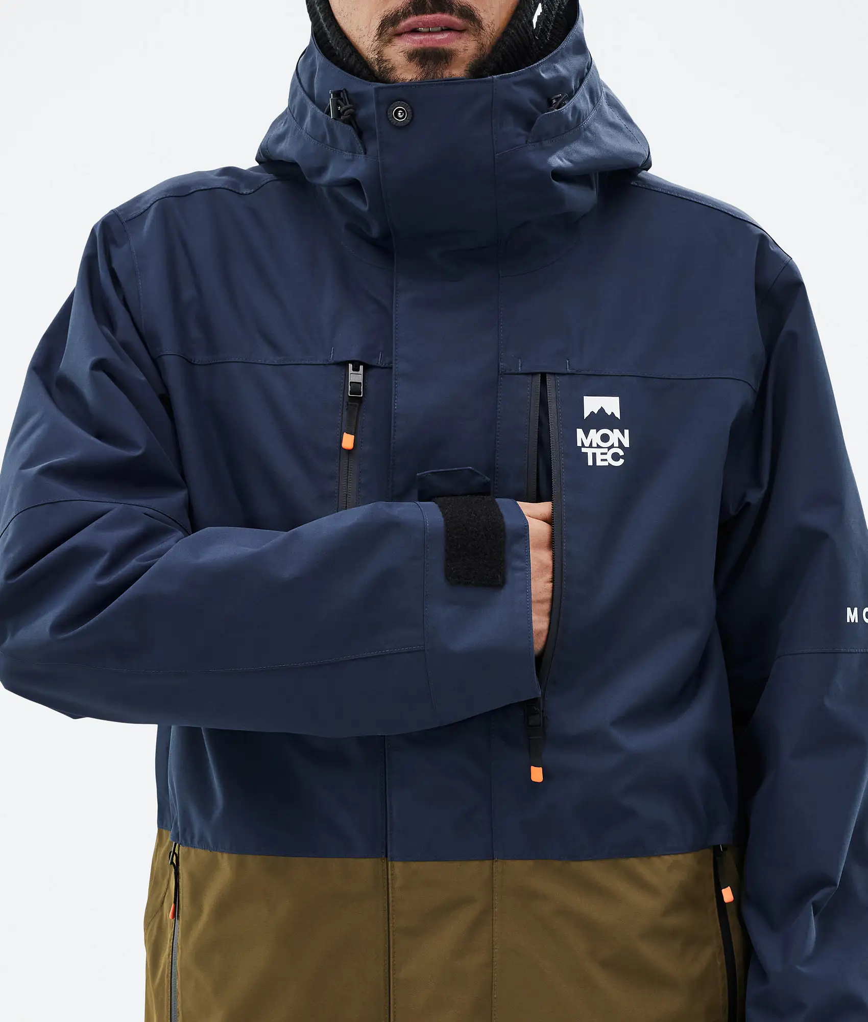 Fawk Ski Jacket Men Dark Blue/Fatigue
