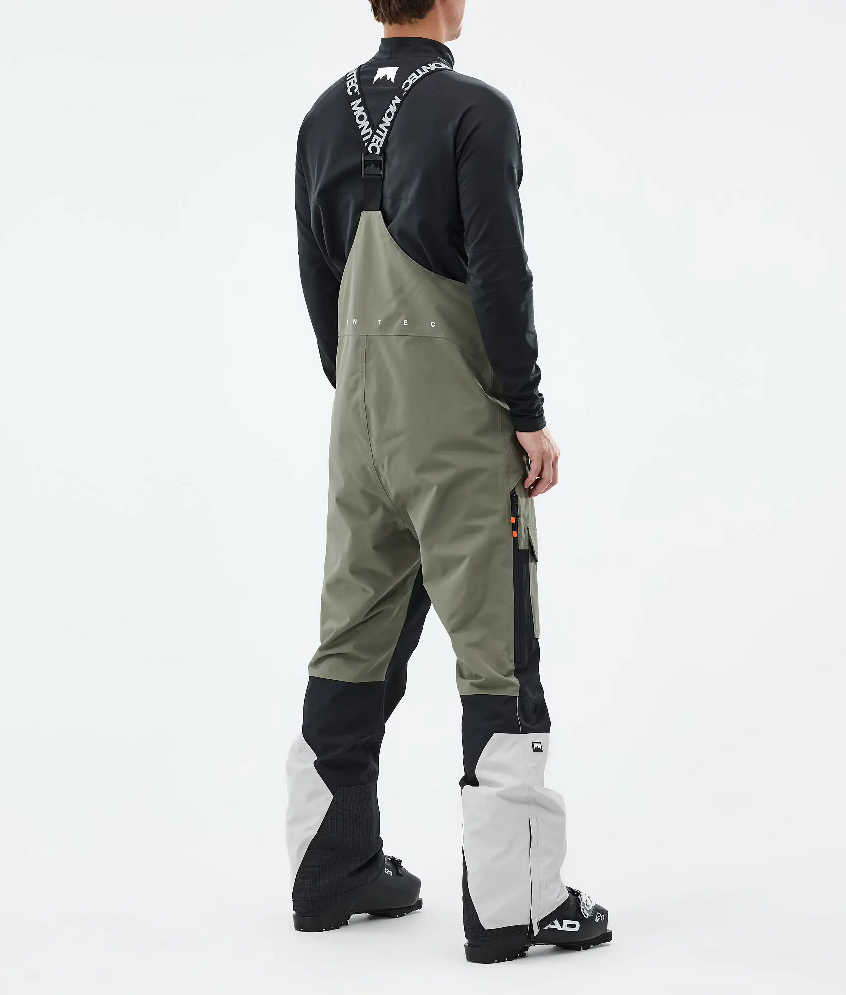 Fawk Ski Pants Men Greenish/Black/Light Grey