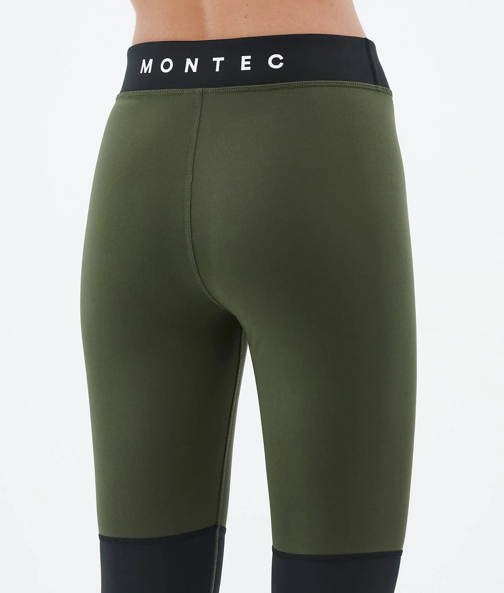 Alpha W Base Layer Pant Women Olive Green/Black/Greenish