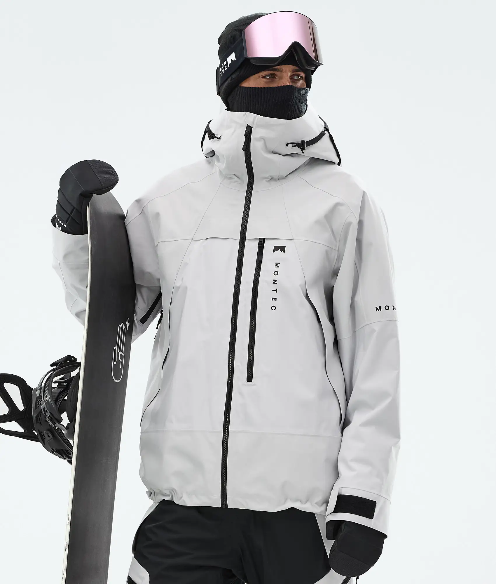 Oracle Snowboard Jacket Men Light Grey