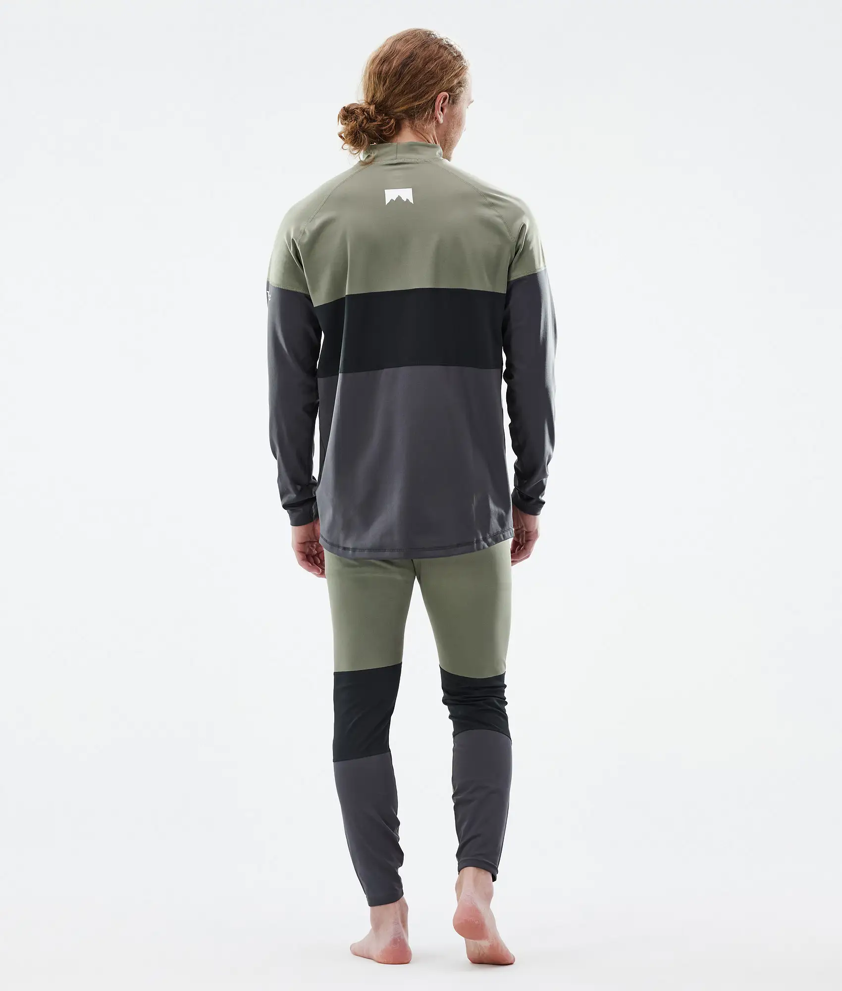 Alpha Base Layer Top Men Greenish/Black/Phantom
